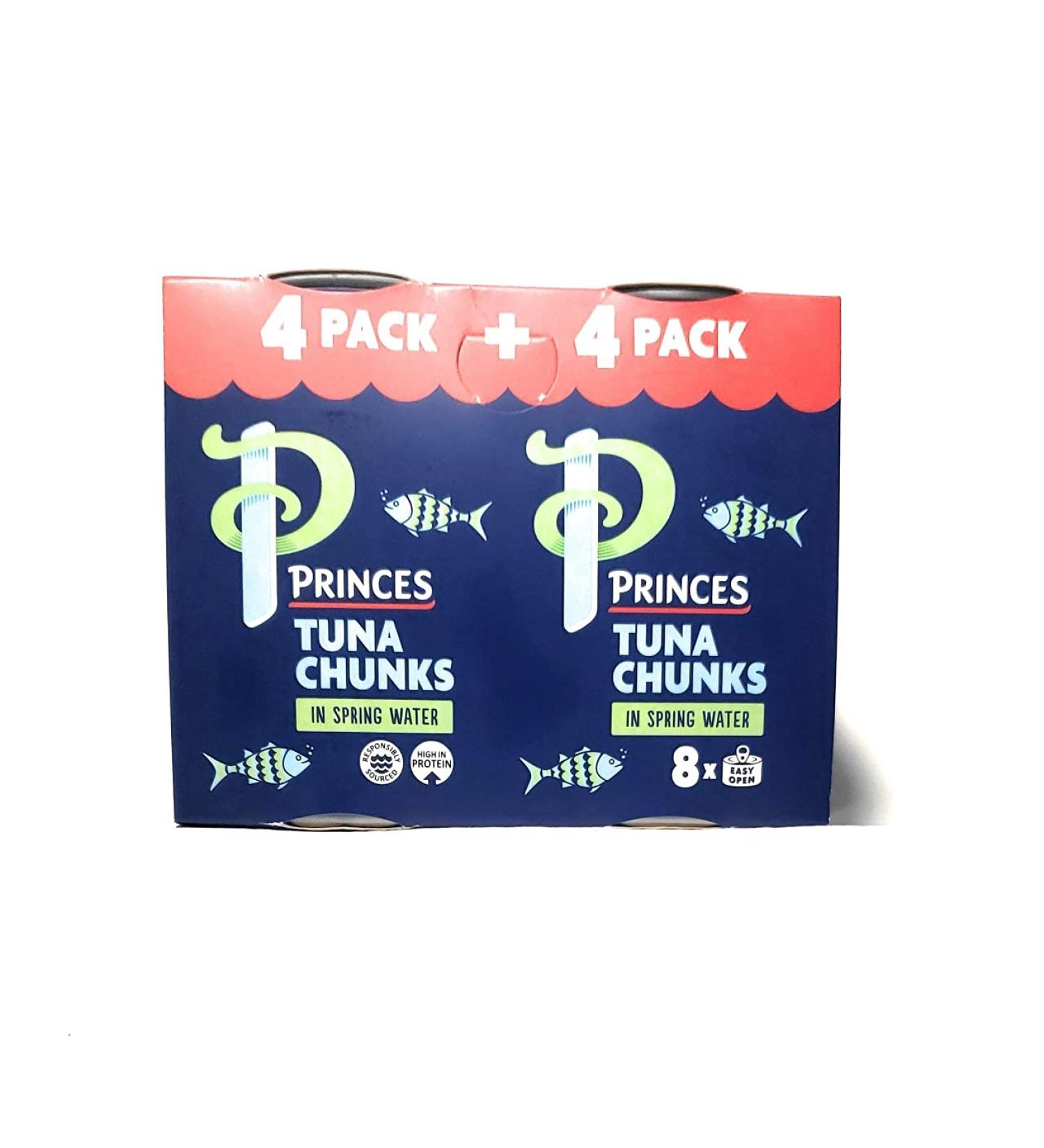 Princes Tuna Chunks in Spring Water 8x145g