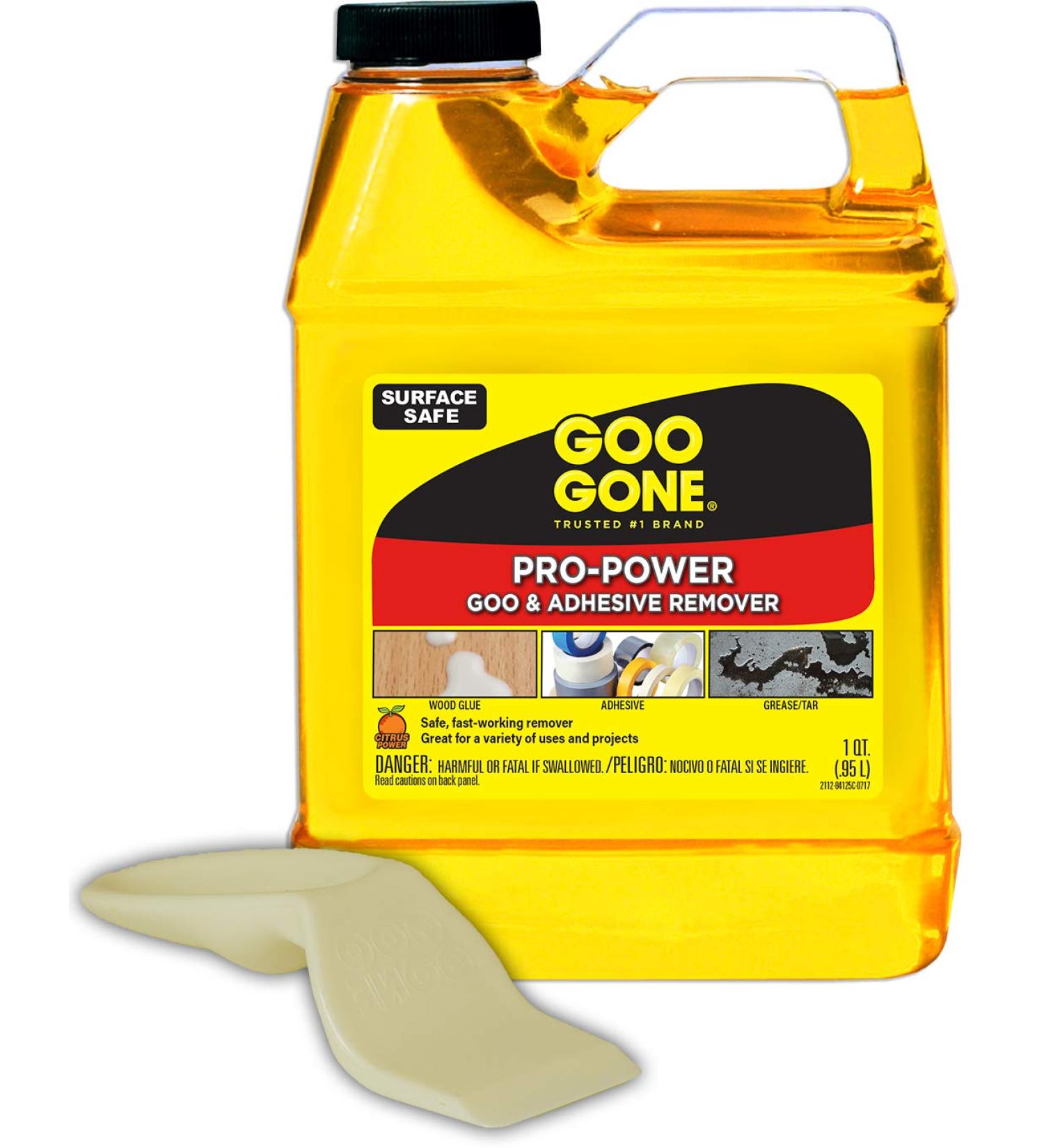Goo Gone Pro-Power 32 oz - Professional Adhesive Remover for Stickers Tape Grease & More | International Shipping Available - Buy Online on SooperMarket.com