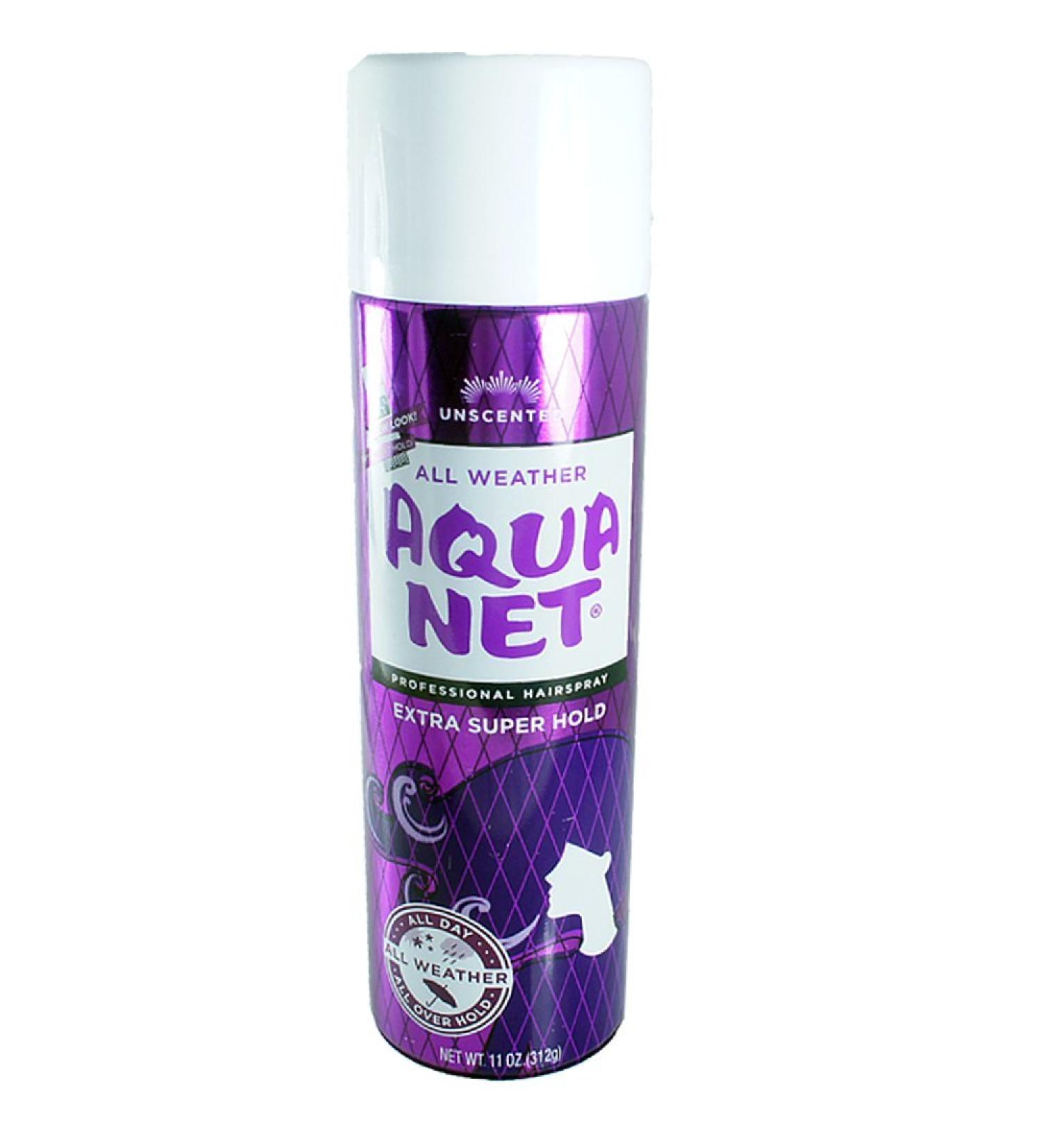 Aqua Net Extra Super Hold Professional Hair Spray Unscented 11 oz(Pack of 3)