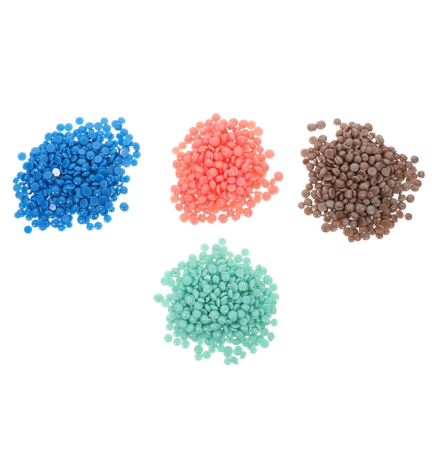 Magiclulu 4 Pack Wax Beans - Hard Wax Pearls for Hair Removal & Eyebrow Waxing - Brazilian Wax & Depilation Cream - International Shipping Available - Buy Online on SooperMarket.com