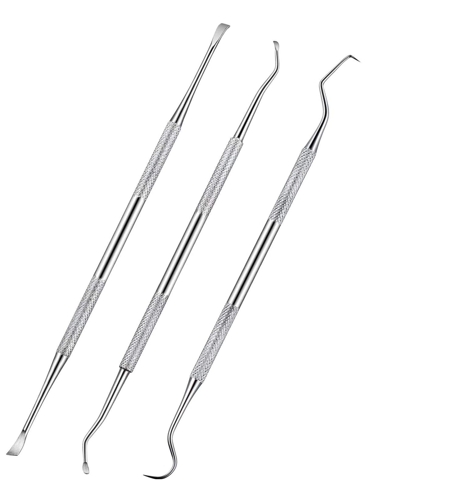 Dog Dental Tooth Scaler and Scraper Stainless Double Headed Tarter Remover Scraper Pet Teeth Cleaning Tools for Dog and Cat (3) - Buy Online on SooperMarket.com