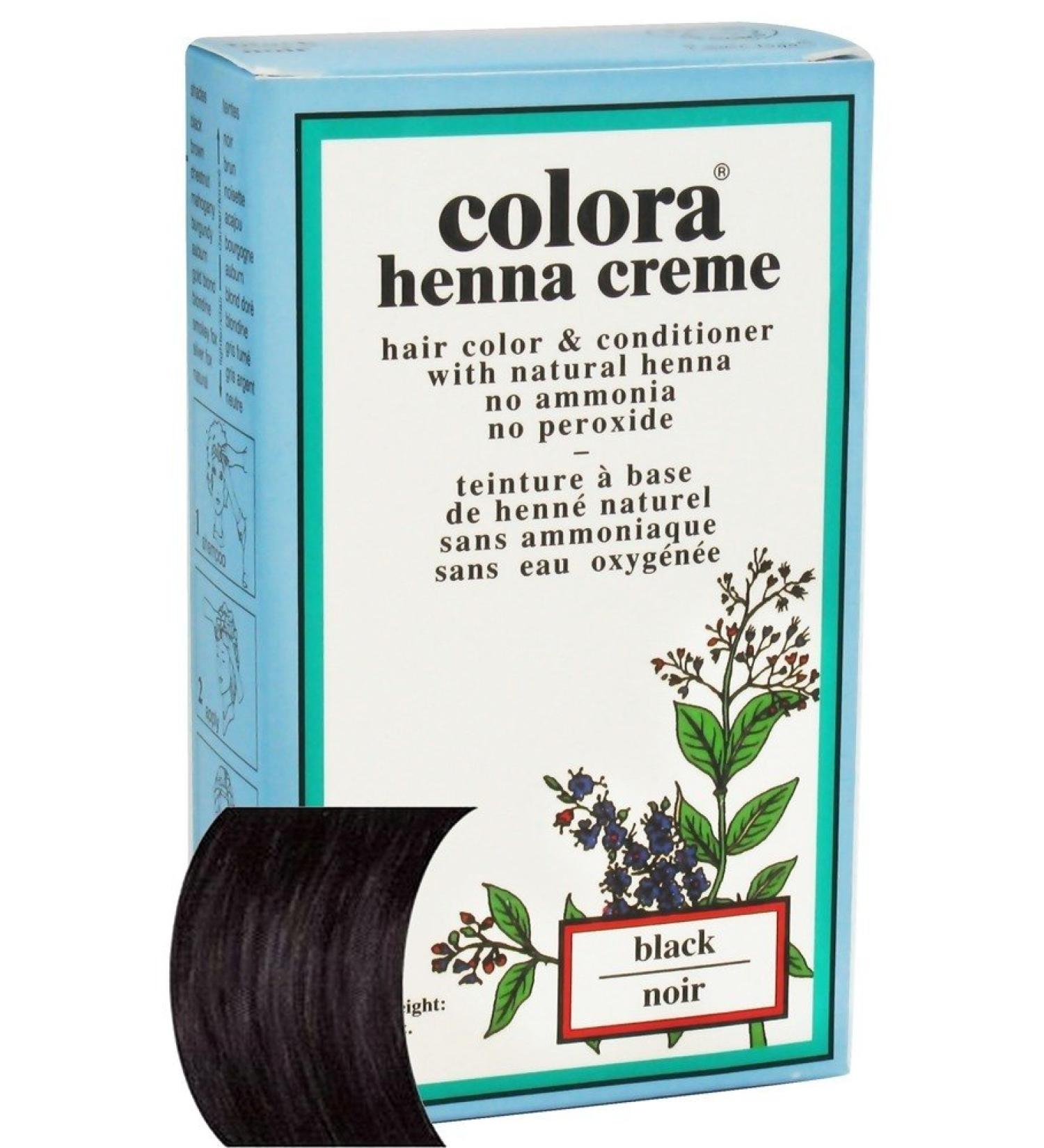 Colora Henna Creme Black - Natural Hair Dye 2 oz | Ship Internationally - Buy Online on SooperMarket.com