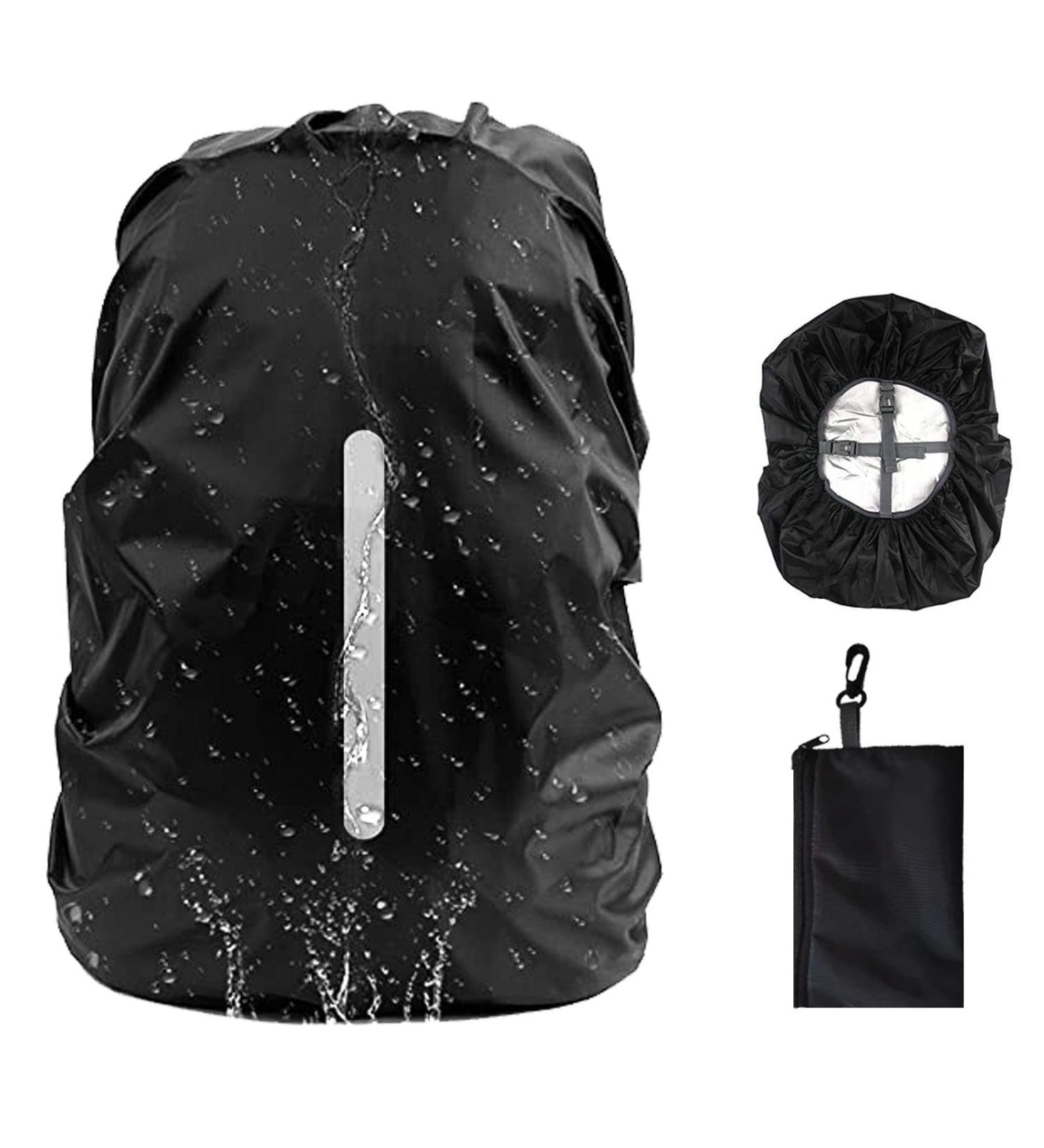 GUKOY Waterproof Backpack Rain Cover with Reflective Strap (18-70L) 2 Adjustable Anti Slip Cross Buckle Strap Rainproof Snowproof Dustproof Anti-Frost Covers XL (for 56-70L backpack) - Buy Online on SooperMarket.com