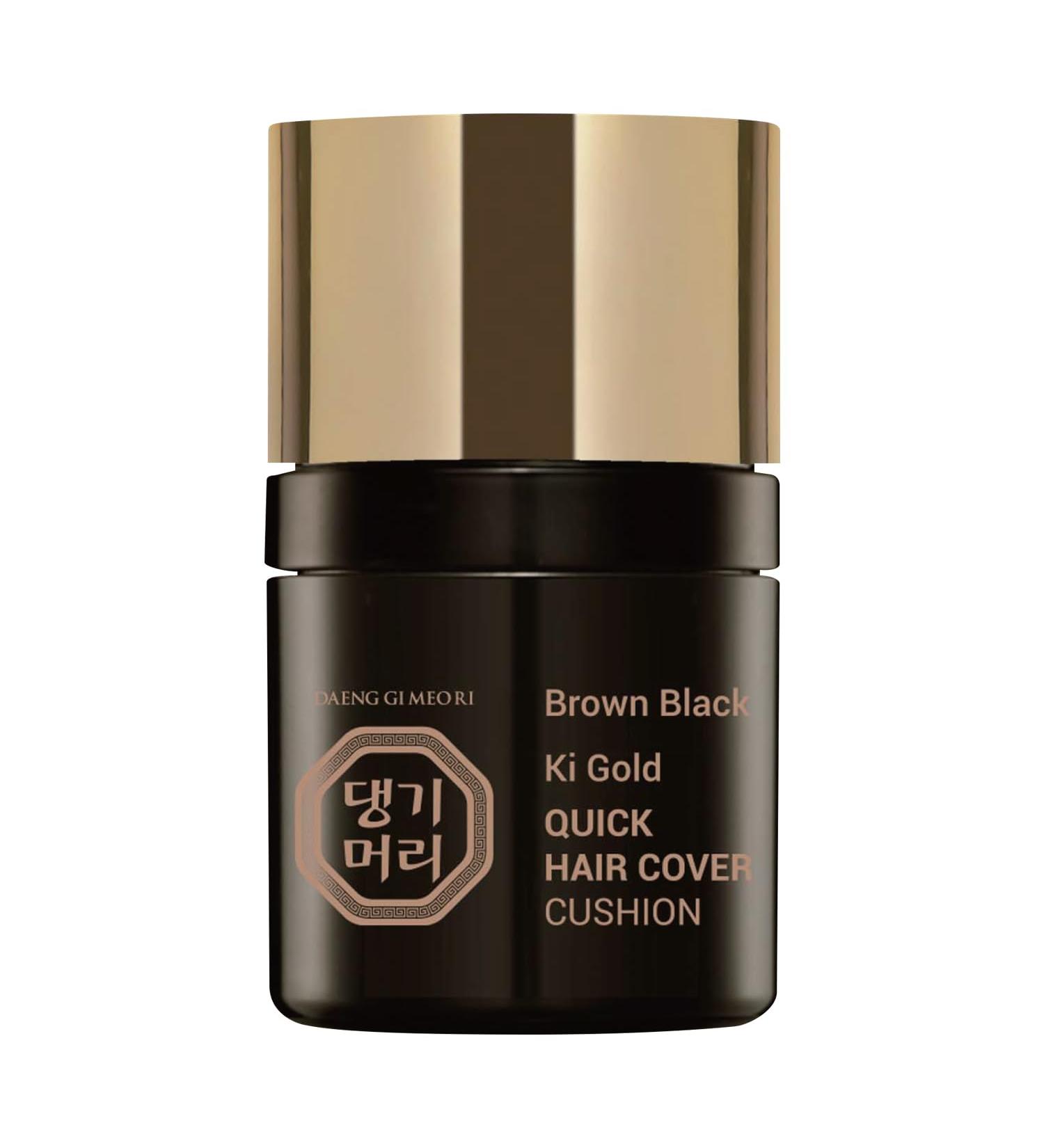 Daeng Gi Meo Ri Ki Gold Quick Hair Cover Cushion (Brown Black) - Fast Shipping Worldwide | Best Hair Concealer - Buy Online on SooperMarket.com