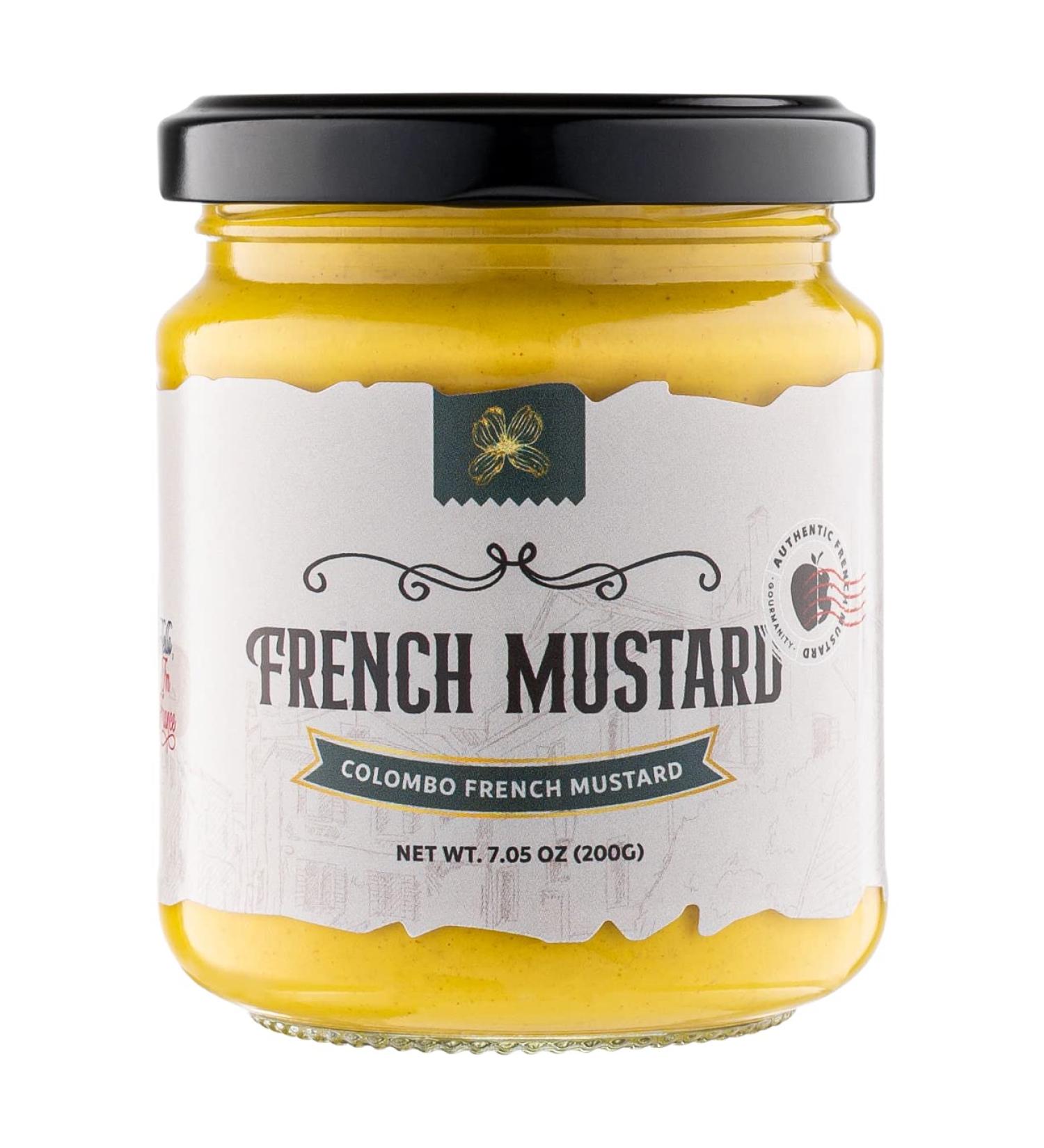 Gourmanity 7.05oz Colombo Mustard - French Gourmet Artisan Mustard (200g) - Buy Online on SooperMarket.com