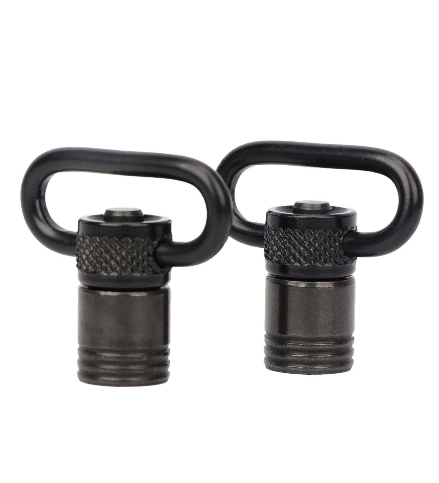 Tourbon 1 Quick Release Sling Mount Push Button QD Rifle Swivel - Black Pack of 2 | International Shipping Available - Buy Online on SooperMarket.com