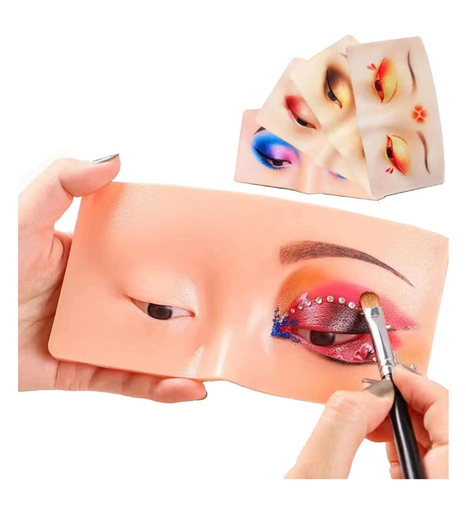 Shop Top Puppy Head Eyelash Make-Up Trainer | Silicone Face & Window Doll for Perfect Makeup Practice - Buy Online on SooperMarket.com
