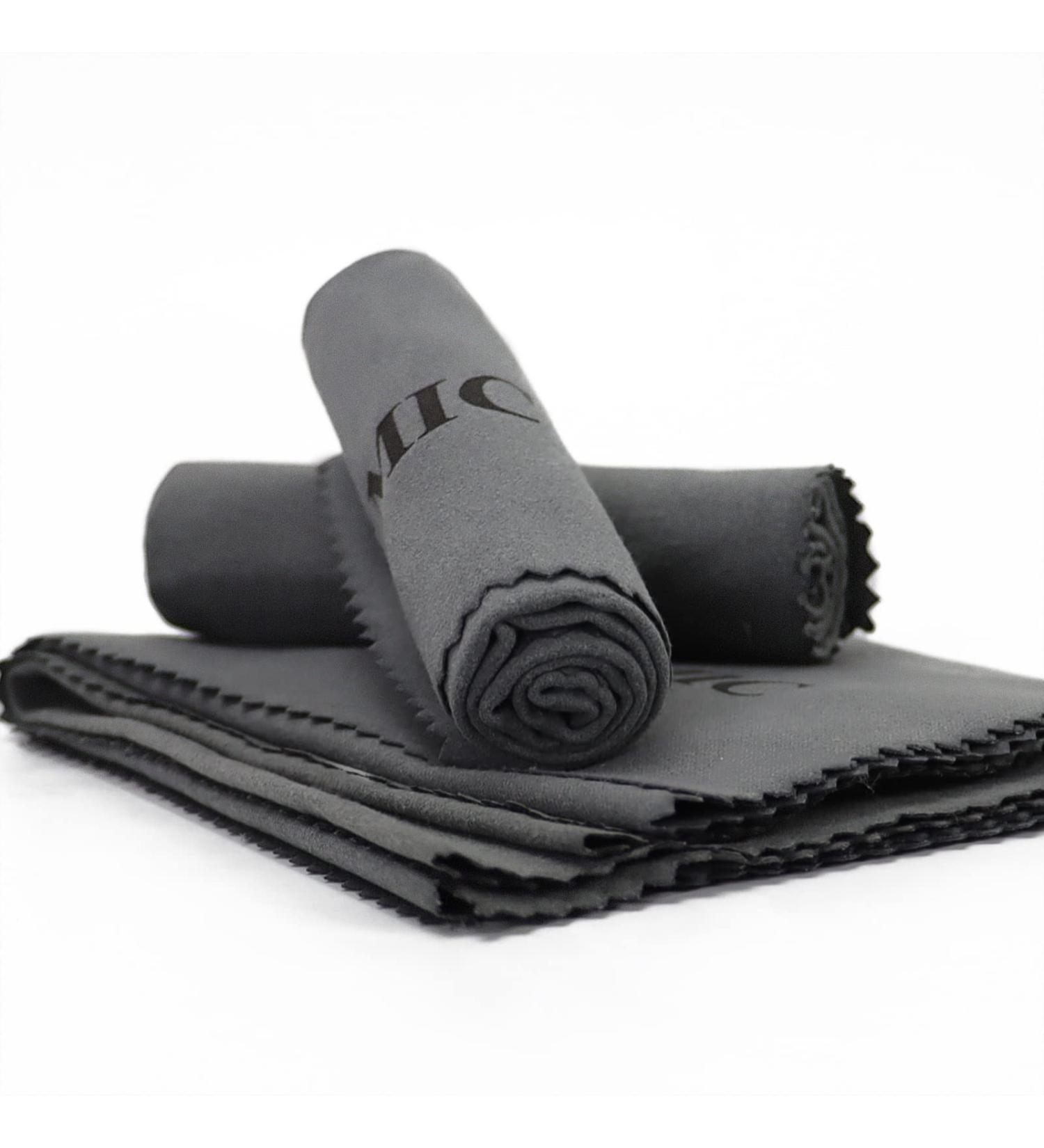 3PCS 12'' Lint-Free Silicon Gun Cleaning Cloths - Gray Silicon Rags for Polishing and Cleaning Guns - Buy Online on SooperMarket.com
