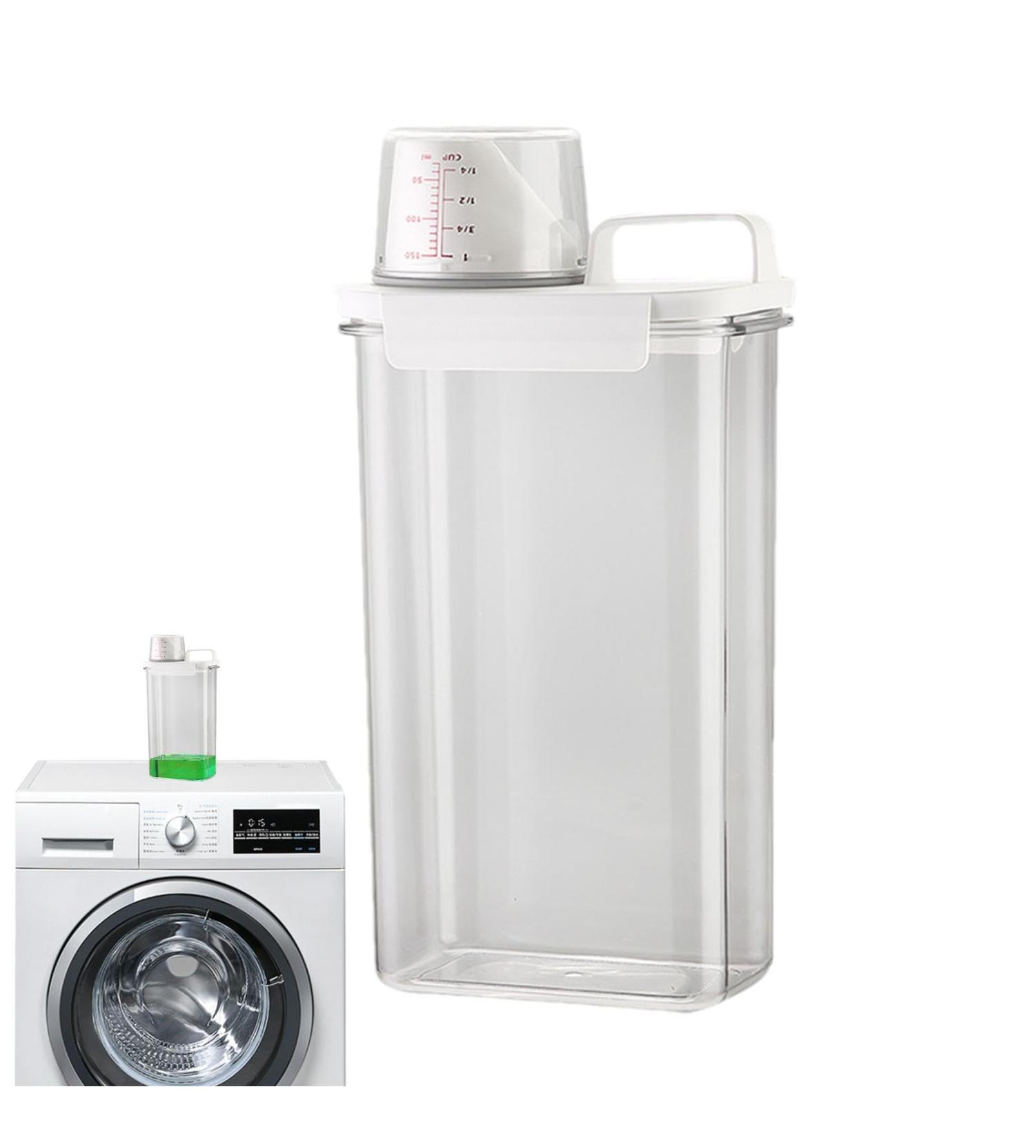 Evember Laundry Beads Dispenser 2300ml | Laundry Dispenser Organiser | Laundry Detergent Dispenser Set | Washing Powder Storage Box | Laundry Scent Beads Dispenser | Washing Up Powder Container Large Size 2300ml - Buy Online on SooperMarket.com