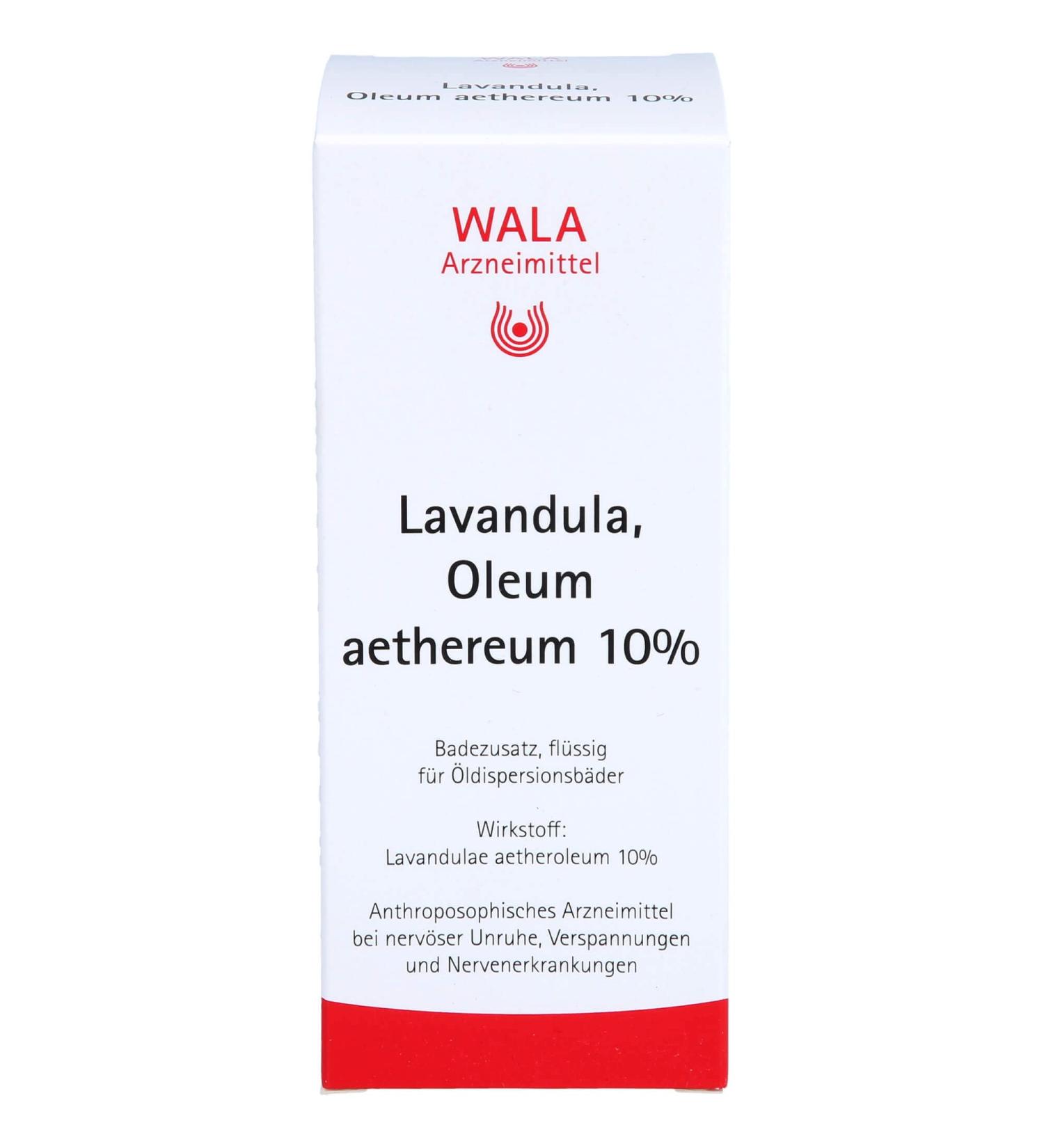 Buy WALA Lavandula Oleum Aethereum 10% Bath Additive - 100 ml | Relaxing Essential Oil for Soothing Baths - International Shipping Available - Buy Online on SooperMarket.com