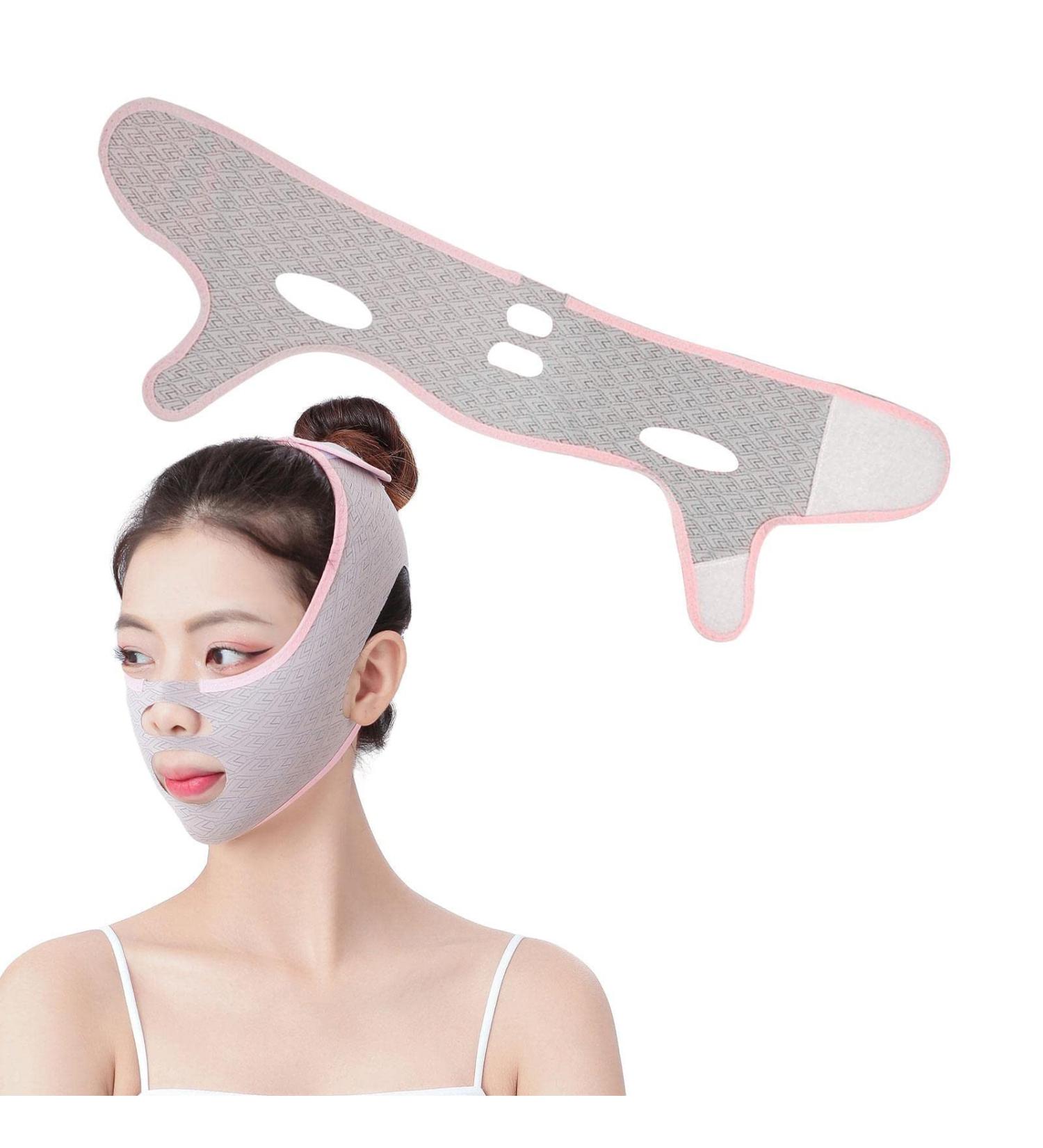Teksome Kinnlift - Reusable V-Lift Face Lifting Tape & Soft Chin Strap for Double Chin Removal - Unisex Facial Former - Buy Online on SooperMarket.com