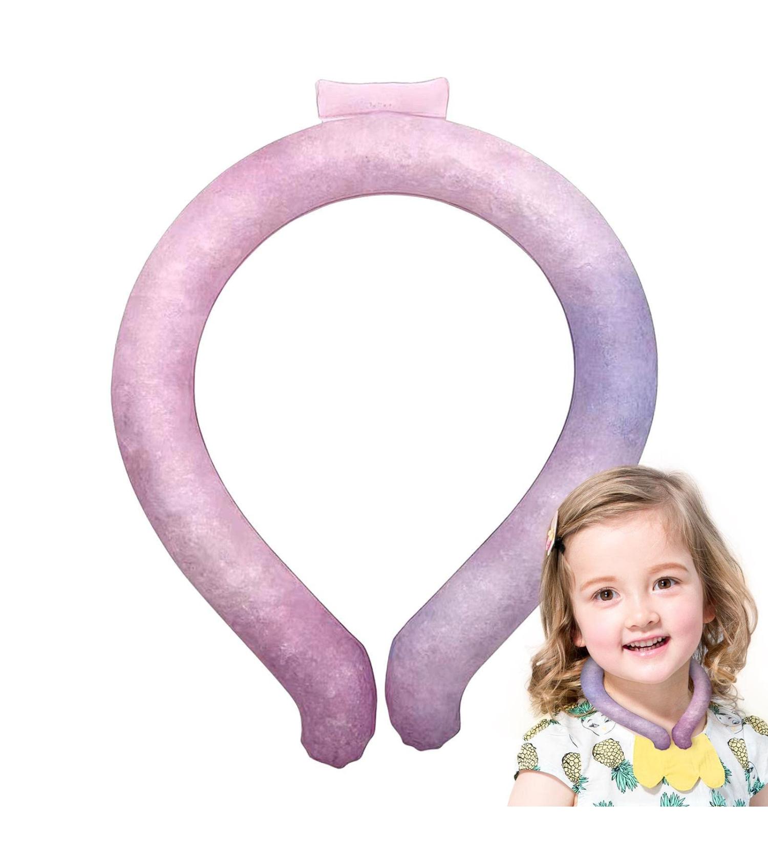 Neck Cooler Ring Wraps | Neck Cooling Wraps for Summer Heat Cooling Neck Ring Ice Cooling Neck Tube Cooling Collar for Powder Gradient Small - Buy Online on SooperMarket.com