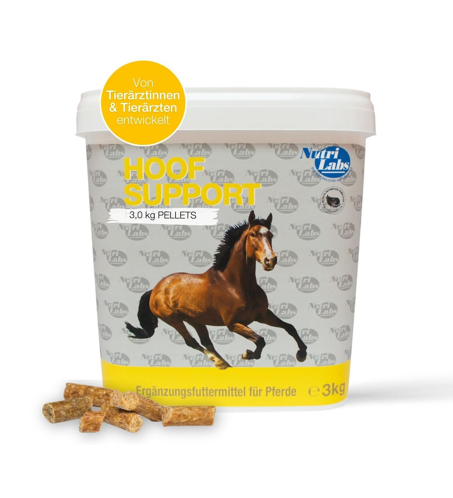 Nutrilabs Hoof Support Pellets 3 KG - Premium Dietary Supplement for Horse Hoof Care with Biotin & MSM | Enhance Equine Health - Buy Online on SooperMarket.com