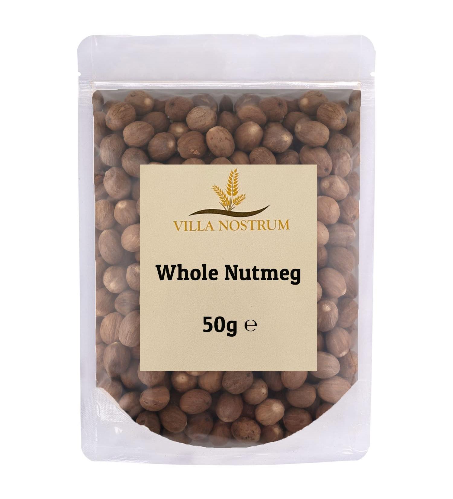 Nutmeg Whole 50g by Villa Nostrum - Buy Online on SooperMarket.com