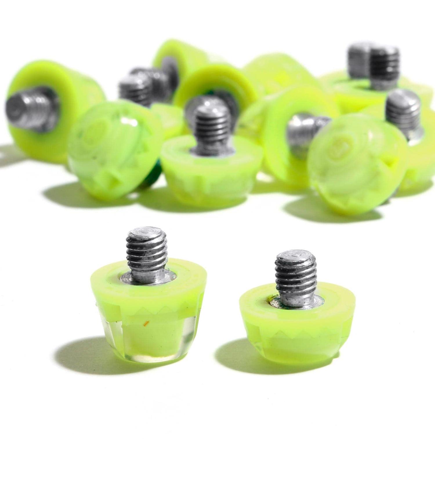 Gen rico Rubber Studs for Football Boots | 14 Fluorescent Yellow TPU Soccer Cleats - International Shipping Available - Buy Online on SooperMarket.com