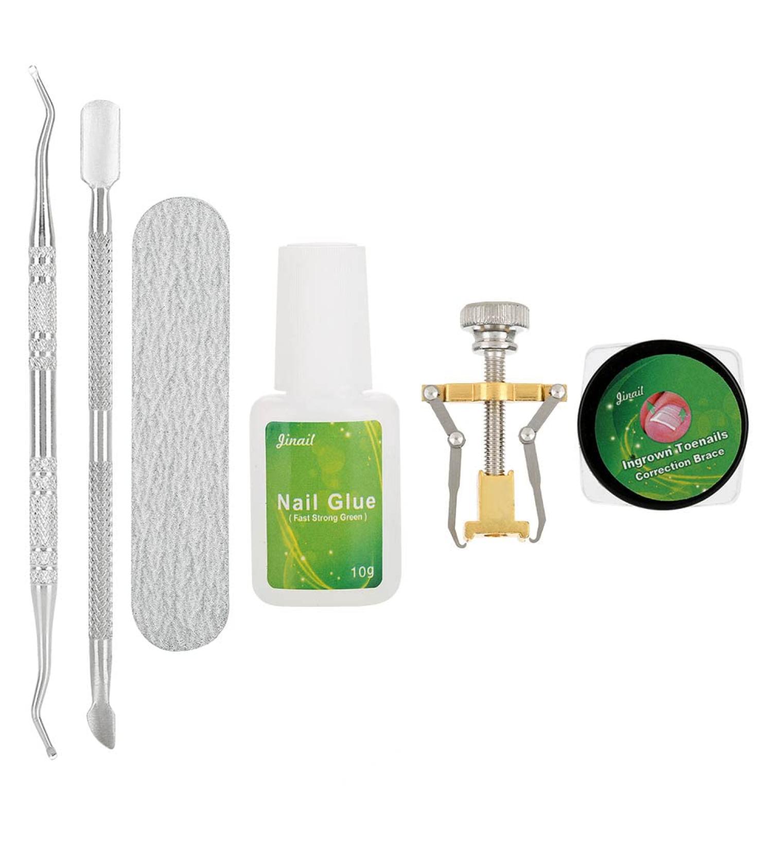 Toenail Tool 6 in 1 Ingrown Toe Nail Fixer Pedicure Toenail Recover Nail Foot Care Kit Ingrown Toenail Corrector for Men Women(24pcs) - Buy Online on SooperMarket.com