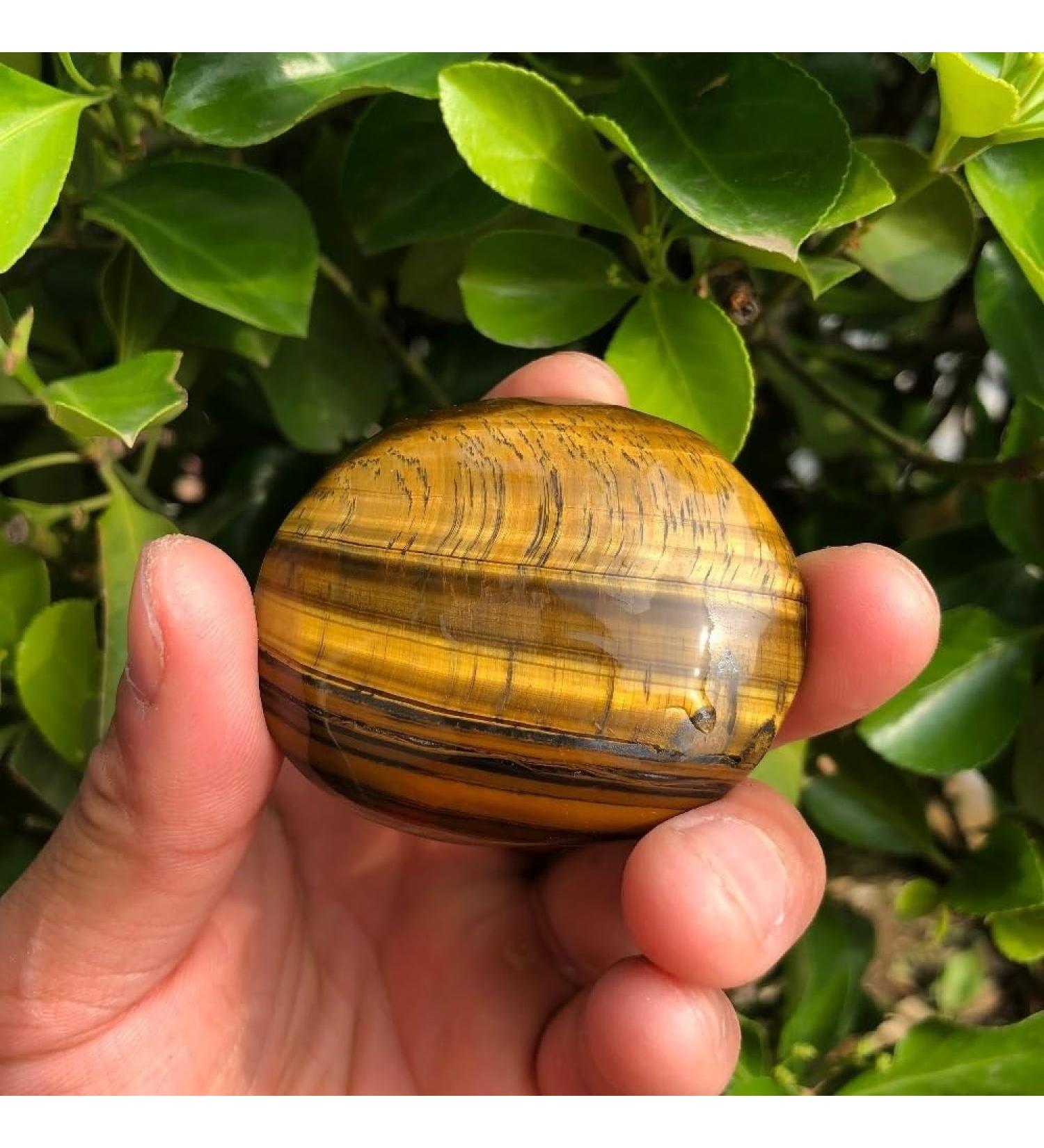 Natural Tiger Eye Crystal Gemstone Polishing Stones Raw Stone Mineral Specimen - Buy Online on SooperMarket.com