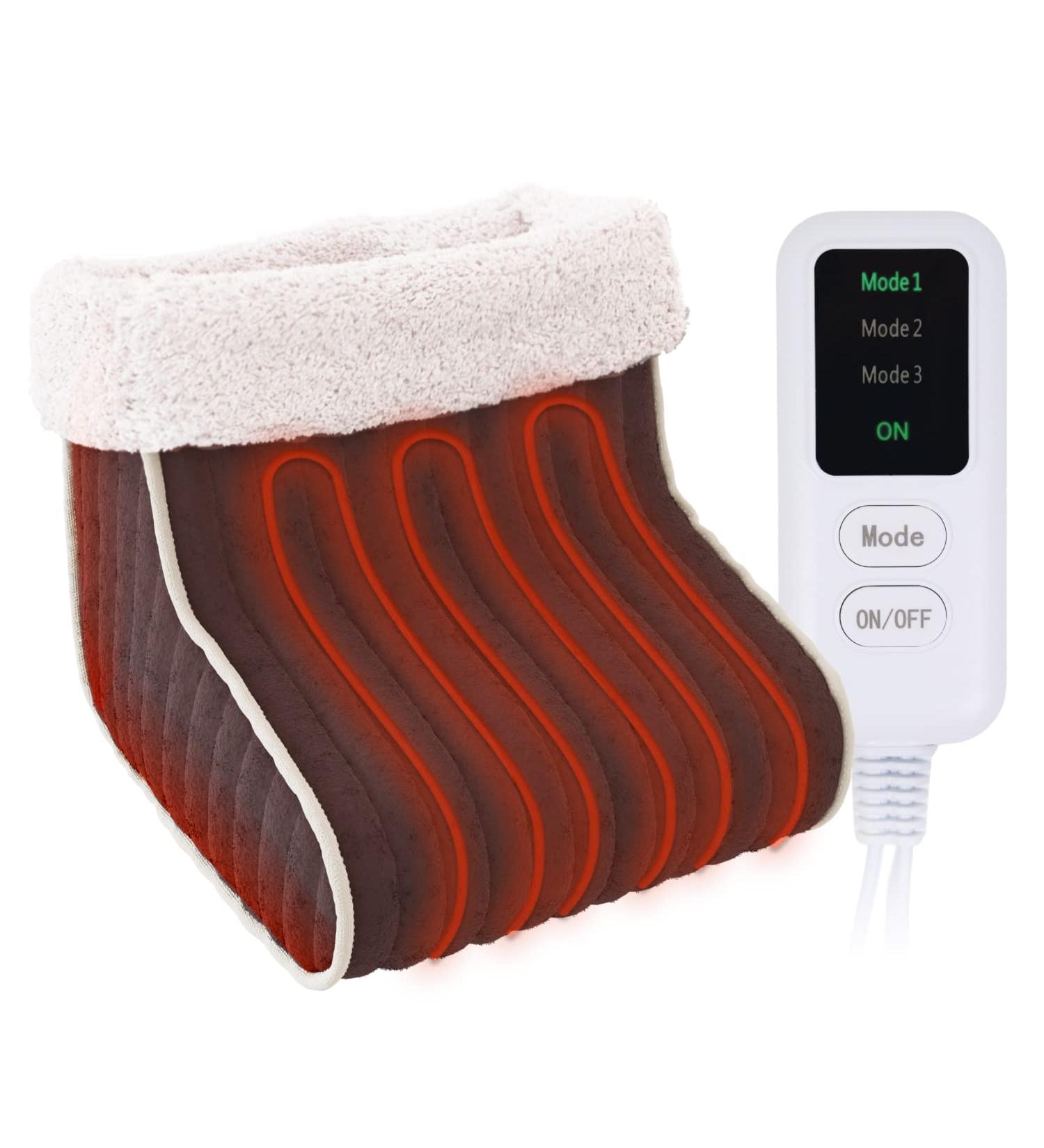 UGI Electrical Foot Warmer - 3 Heating Settings Automatic Shutdown Washable Cover Heated Slippers for Men & Women Perfect for All Foot Sizes - Eco-Friendly Comfort - Buy Online on SooperMarket.com