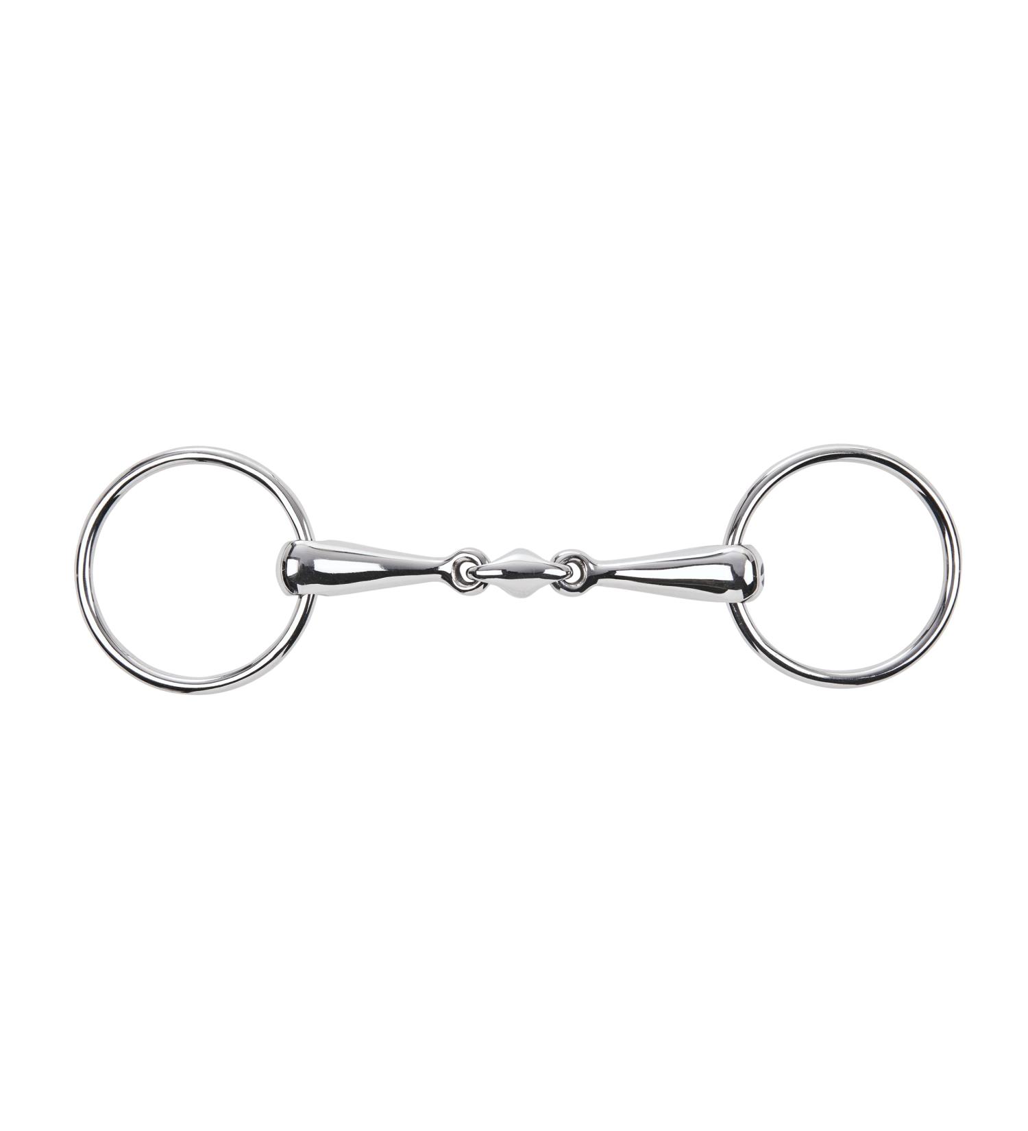 Busse Stainless Steel Snaffle Bit 18 mm - Double Jointed 12.5 | Premium Equestrian Gear for International Shipping - Buy Online on SooperMarket.com