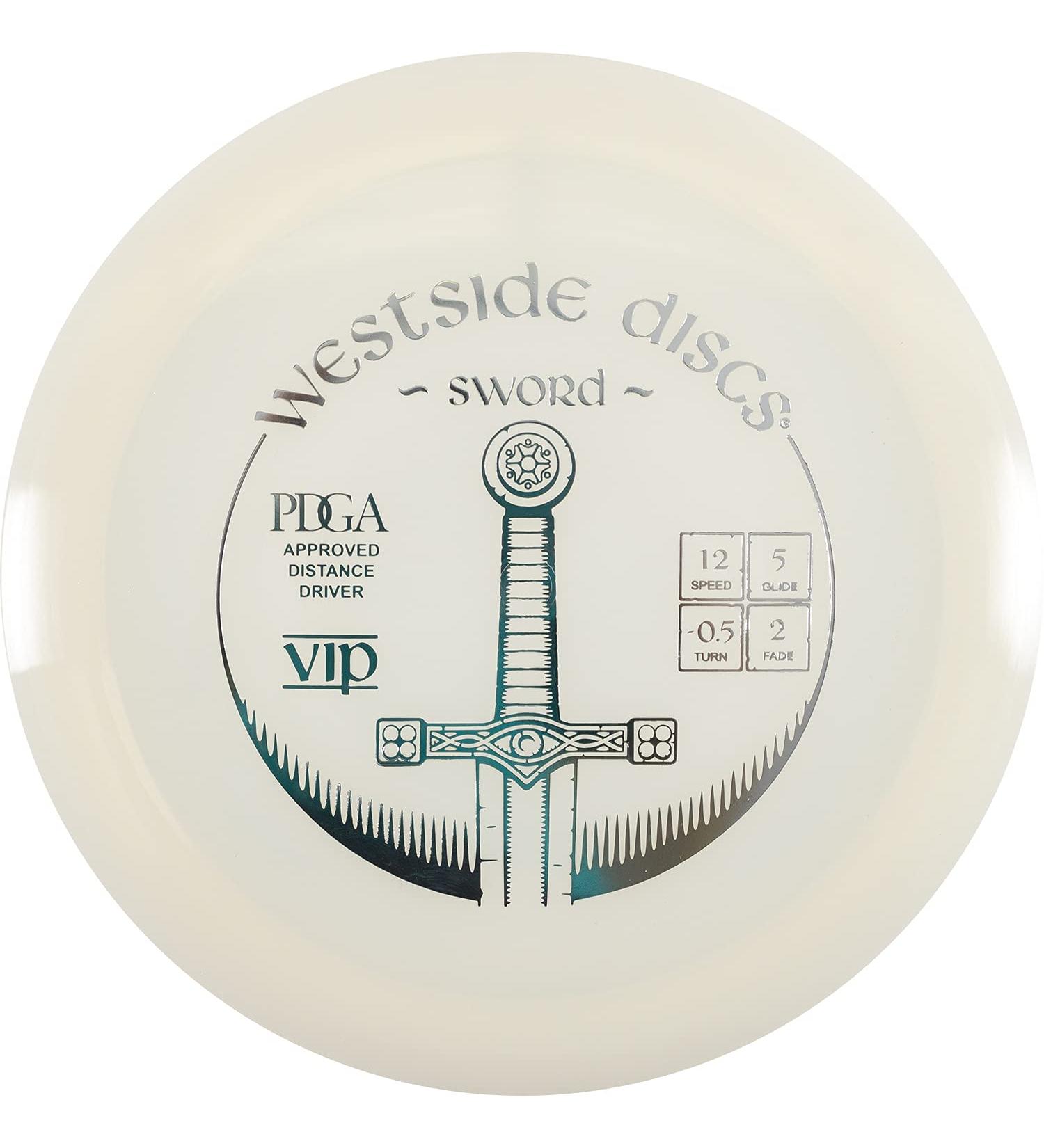 Westside Discs VIP Sword Disc Golf Disc | 170g+ | User-Friendly Distance Driver - Buy Online on SooperMarket.com