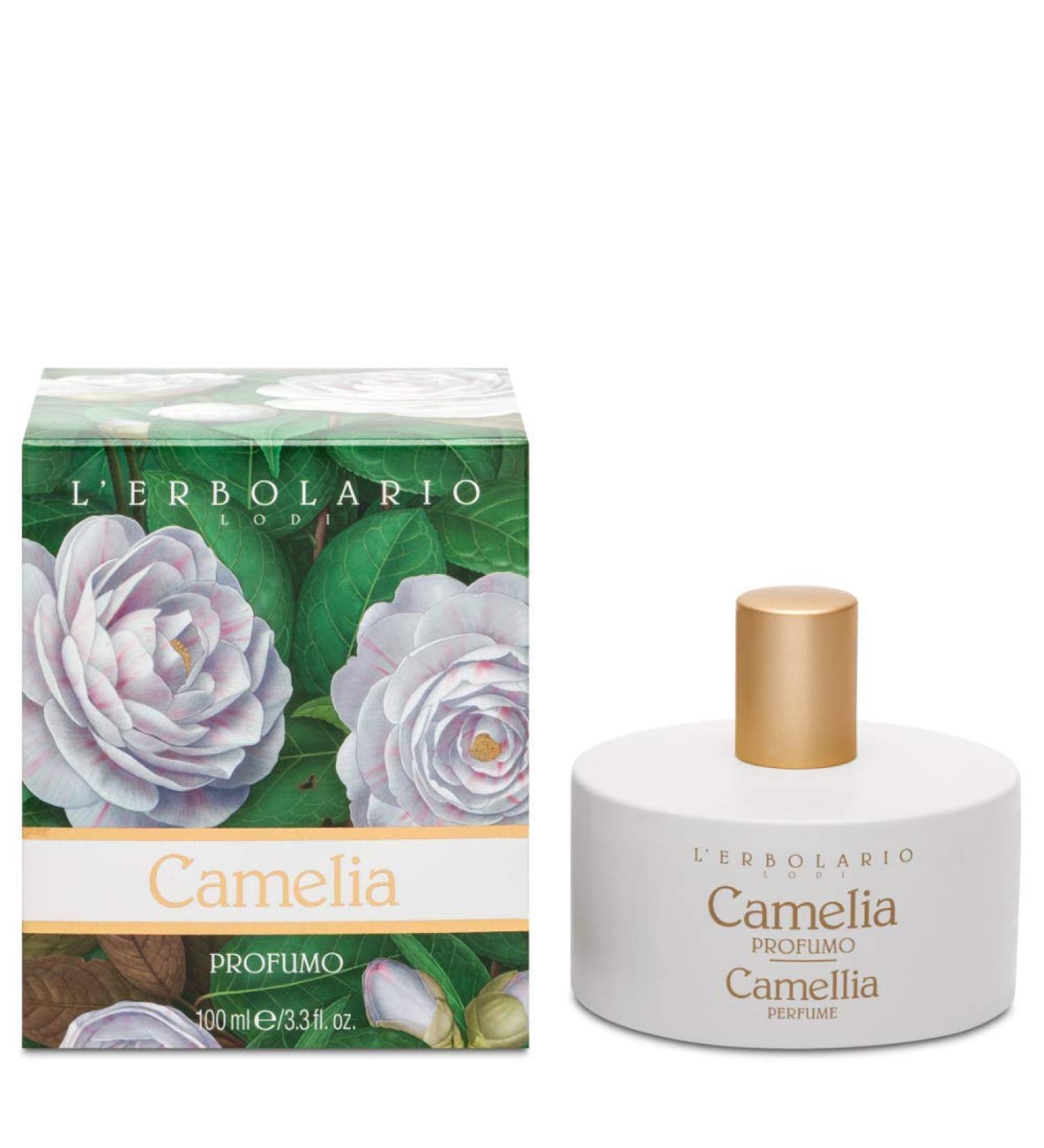 L'Erbolario Camellia - Refined Notes Of Camellia - Warmth Of Elemi And Amber - Exotic Spicy Essence Of Tonka Bean - Unique And Seductive Natural Fragrance - Floral Powdery Scent - 3.3 Oz EDP Spray Camellia 3.3 Ounce (Pack of 1) - Buy Online on SooperMarket.com