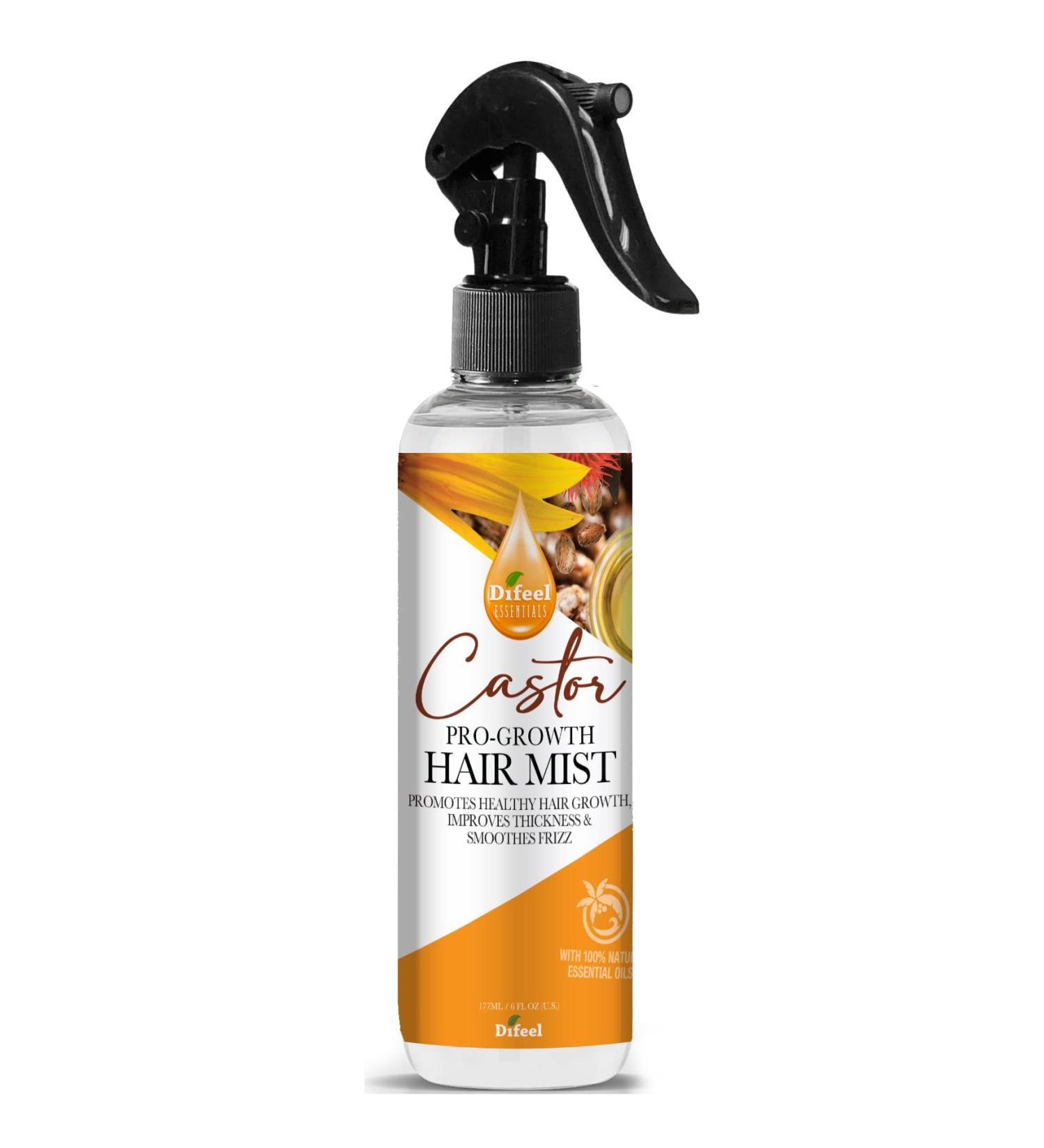 Buy Difeel Essentials Pro-Growth Castor Hair Mist 6 oz | Nourish & Strengthen Hair | Fast International Shipping - Buy Online on SooperMarket.com