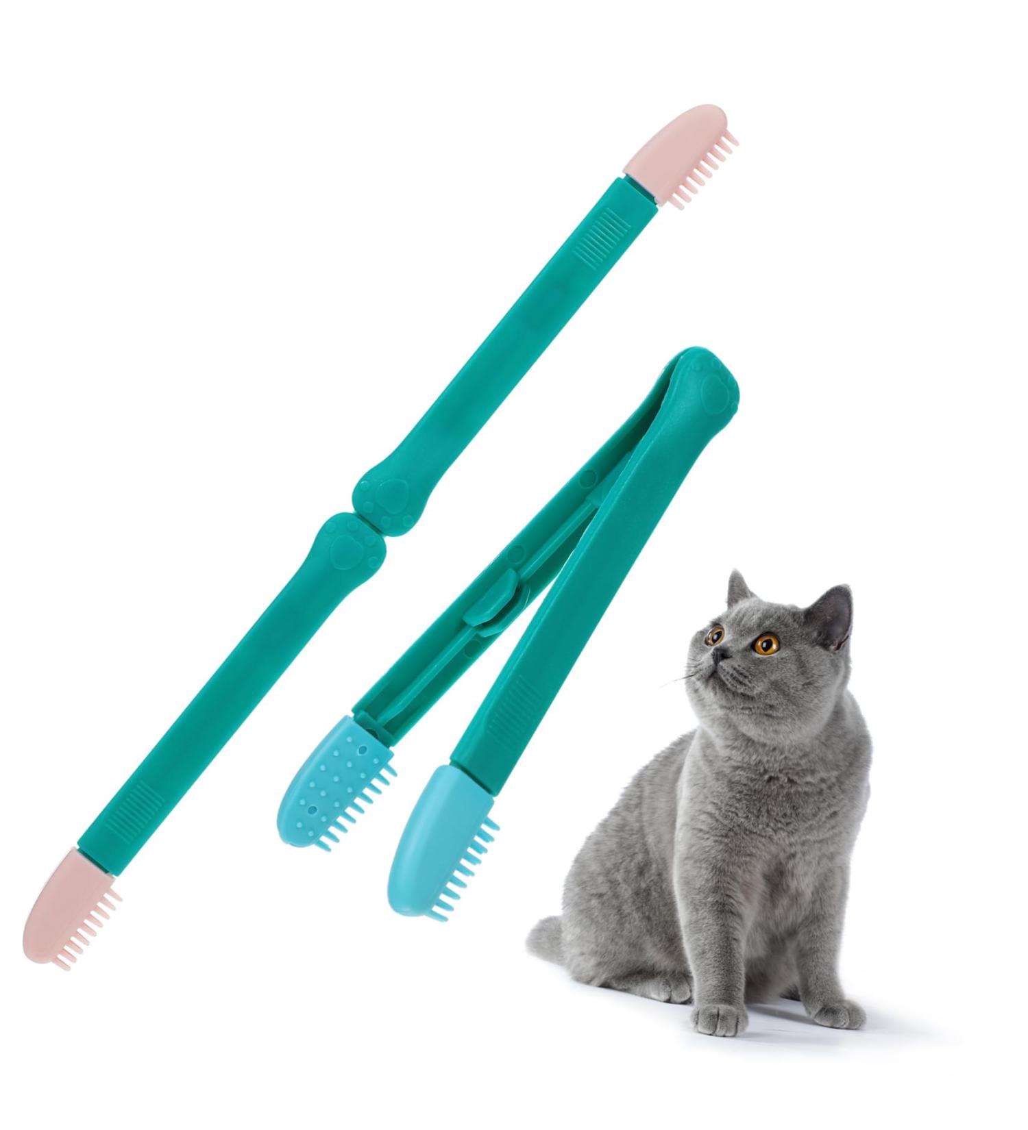 Kisangel 2pcs Eye Gum Cleaner Tear Marks Brush for Dogs Toallitas Desmaquillantes Pet Comb Dog Eye Cleaner Pp 10.00X3.20X1.00CM Assorted Color - Buy Online on SooperMarket.com