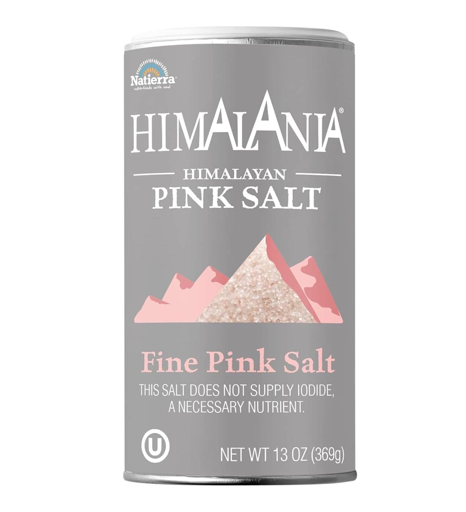 Natierra Himalania Fine Grain Himalayan Pink Salt Shaker 13 Ounce - Buy Online on SooperMarket.com