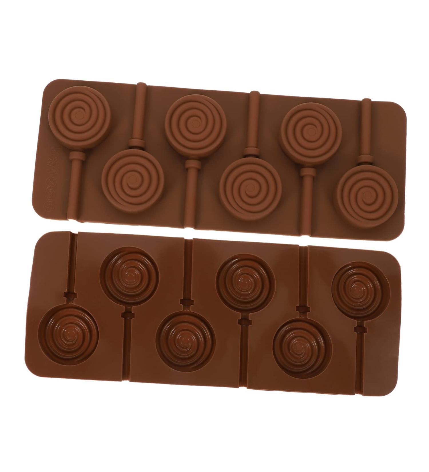 Ciieeo 2pcs Lollipop Mold Festival Baking Mold Lollipop Ball Molds Cookie Molds Sphere Lollipop Fondant Molds Sucker Molds Sucker Lollipop Silicone Cake Fudge Silica Gel Chocolate Candies - Buy Online on SooperMarket.com