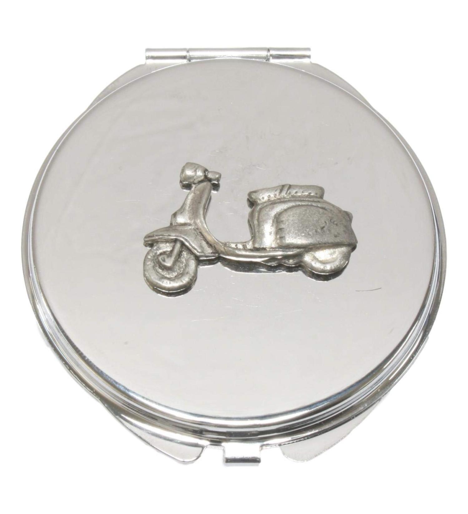 Lambretta Scooter Compact Mirror Handbag Gift With Free Engraving 212 - Buy Online on SooperMarket.com