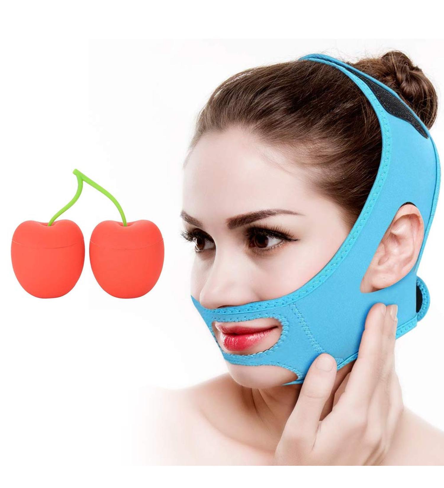 V Facial Masks & Lift Tools | Reduce Double Chin & Plump Lips | Portable Cherry Lip Enhancer - Buy Online on SooperMarket.com
