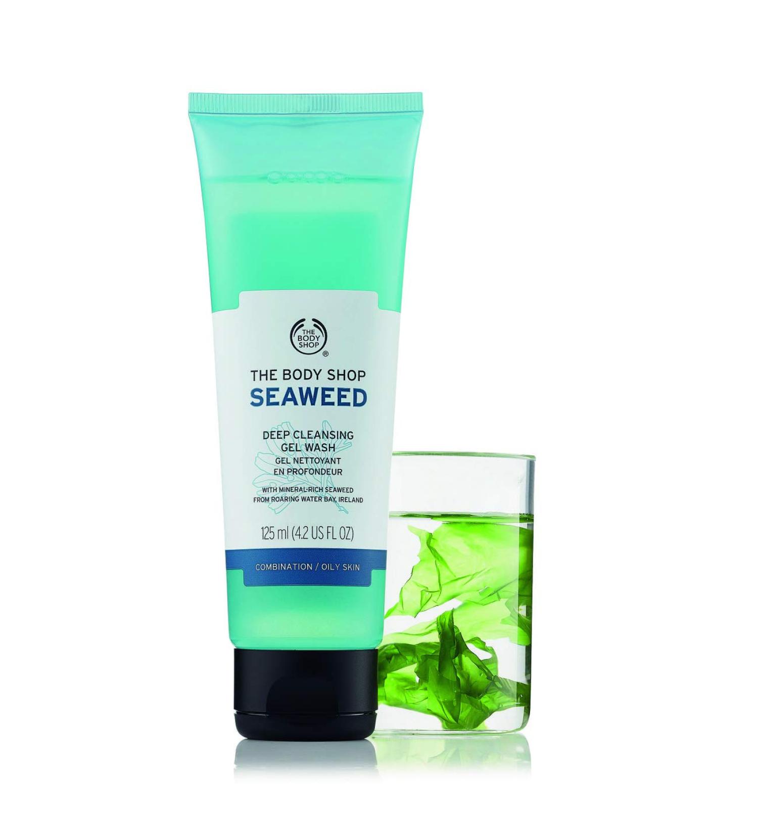 The Body Shop Seaweed Deep Cleansing Gel Wash 4.2 Fl Oz - Purify and Refresh Your Skin - Buy Online on SooperMarket.com
