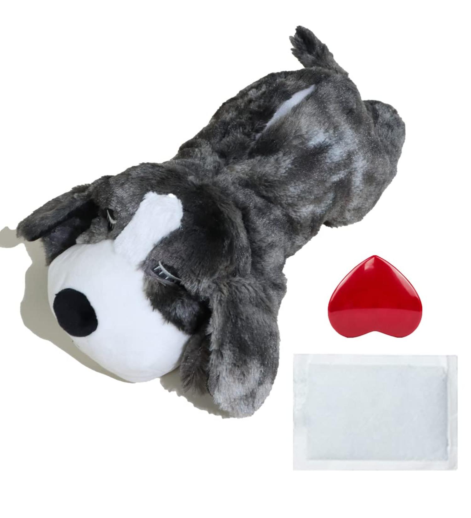 IFOYO Puppy Heartbeat Stuffed Toy - Calming Aid for Pet Anxiety - Tie-dye Dark Gray - Buy Online on SooperMarket.com