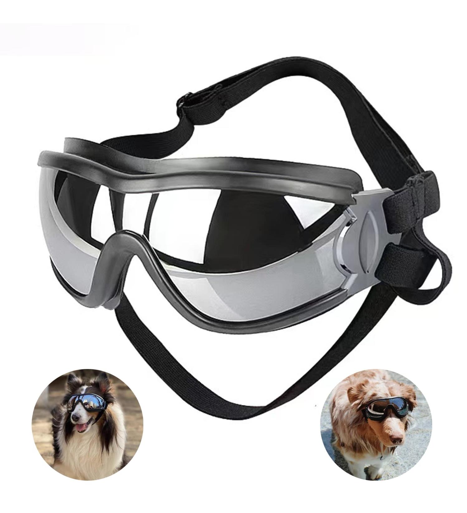 Tsathoggua Dog Goggles Dog Sunglasses with Elastic Strap UV Pet Goggles Protect Dog's Eyes for UV Wind Dust and Fog Medium/Large Breed - Buy Online on SooperMarket.com