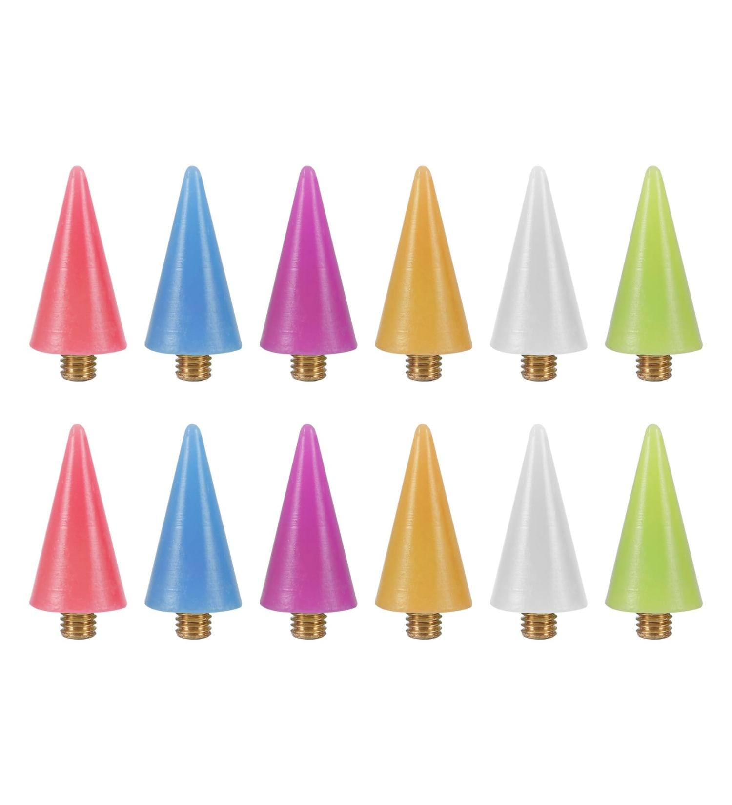 Kuuddker 12Pieces Replacement Tips Nail Rhinestones Picker for Nail Dotting Pen to Pick Up Nail Gem Jewelry Replacement - Buy Online on SooperMarket.com