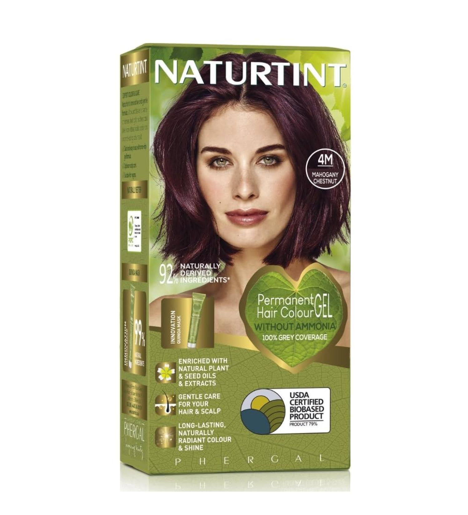 Naturtint 4M Mahogany Chestnut Permanent Hair Colour 170ml - Buy Online on SooperMarket.com