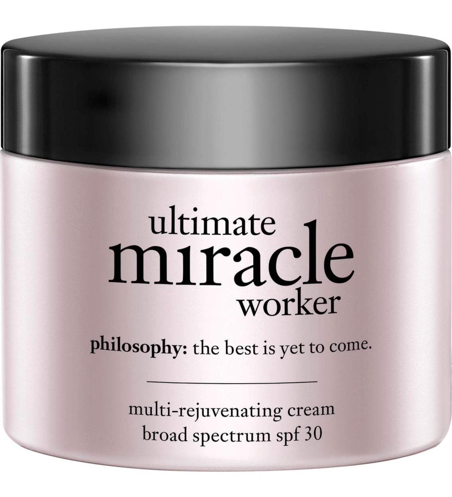 Philosophy Ultimate Miracle Worker SPF Moisturizer 2 Fl. Oz. with Retinol & Glycolic Acid - Buy Online on SooperMarket.com