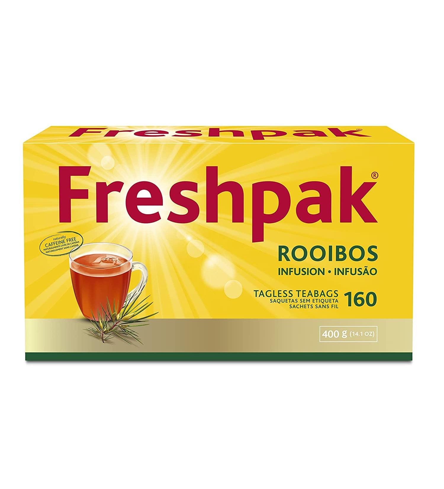Freshpak Rooibos Tea - 40 Teabags | Premium Quality South African Herbal Tea - Buy Online on SooperMarket.com
