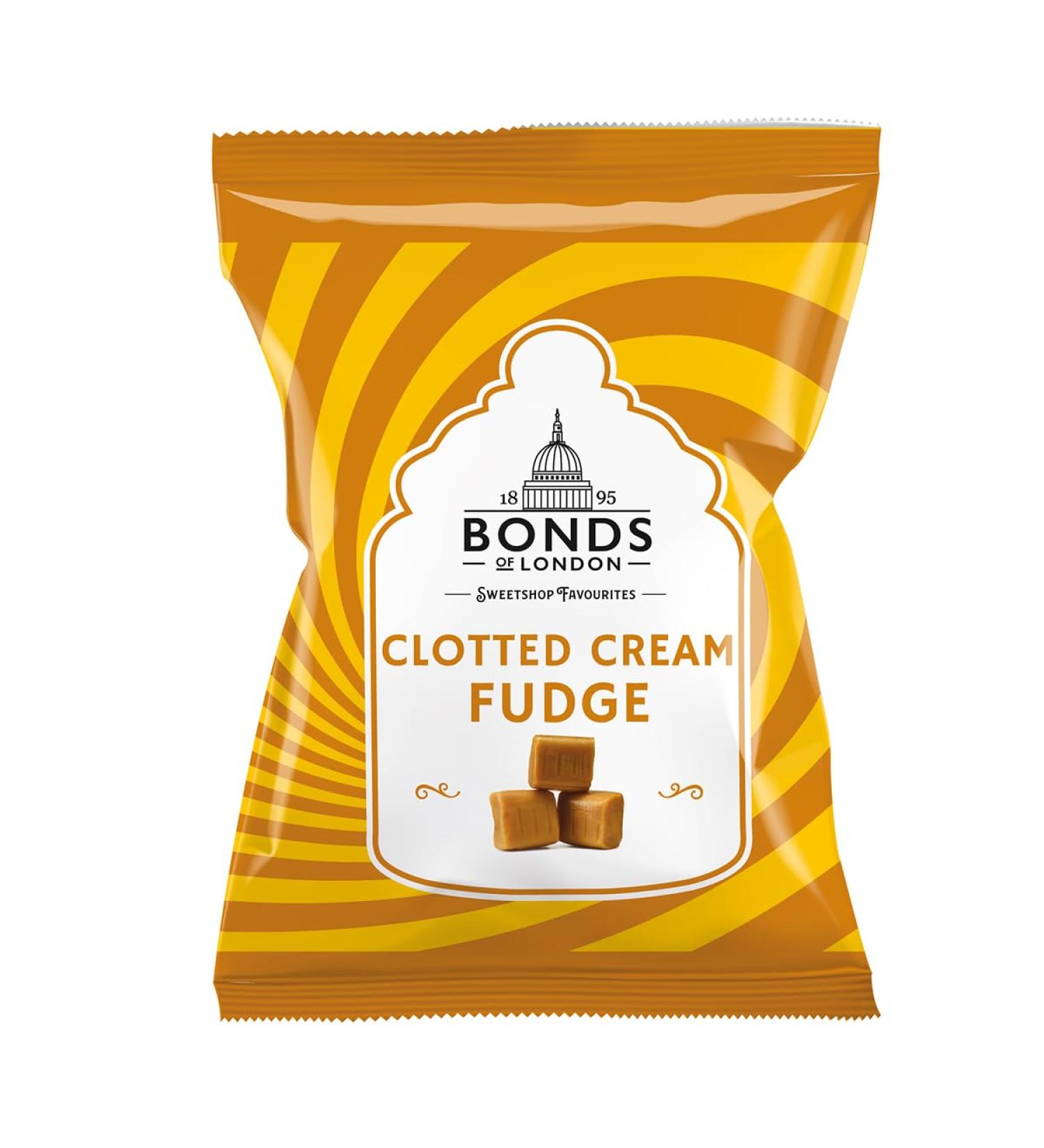 Bonds Clotted Cream Fudge Bags | Vanilla Flavoured | No Artificial Colour | Smooth & Creamy | 120g | (Pack of 6) - Buy Online on SooperMarket.com