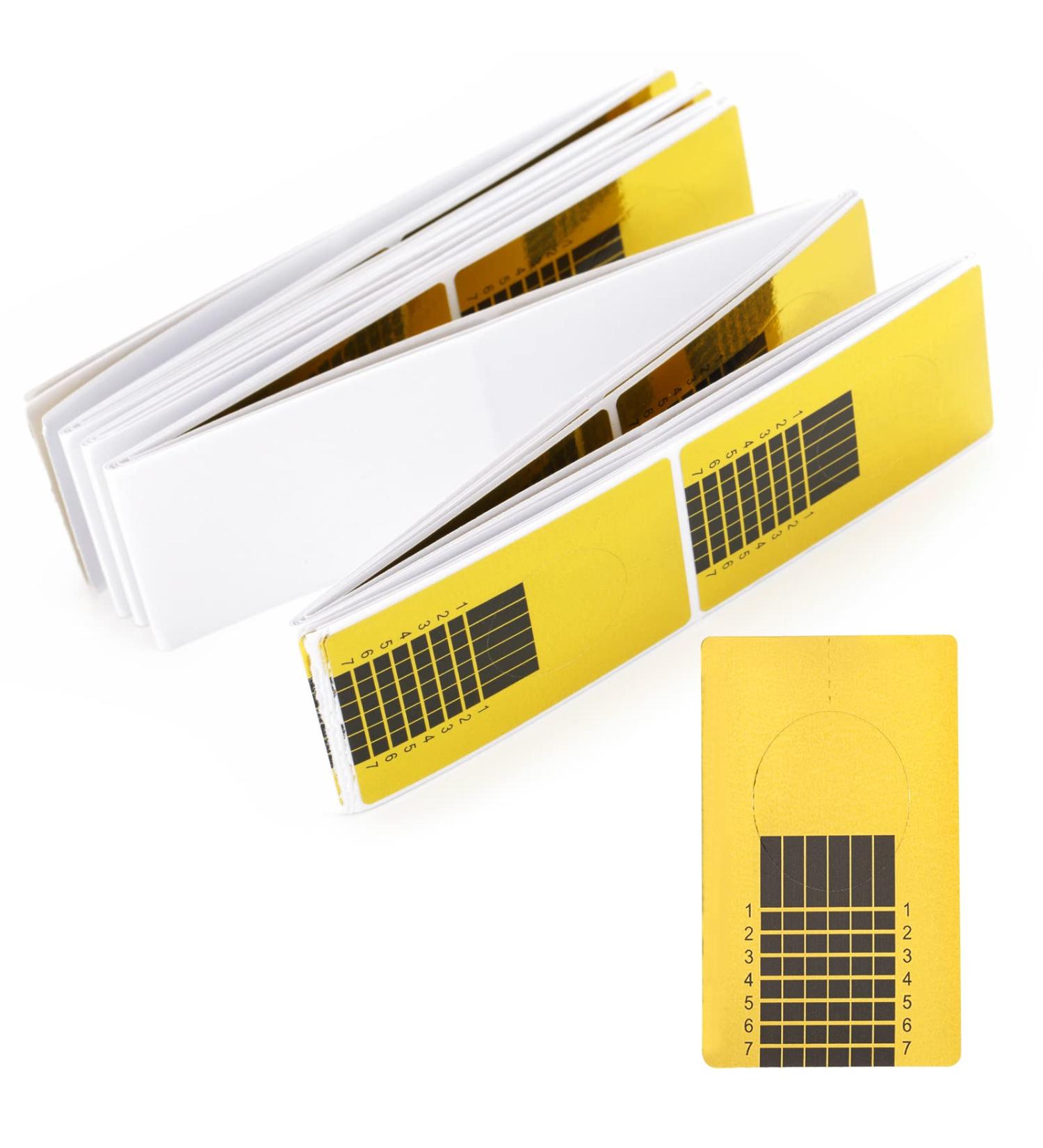 Buy G2plus 100-Piece Nail Extension Template - Golden Stencil for Gel Nails | Best Quality & International Shipping - Buy Online on SooperMarket.com
