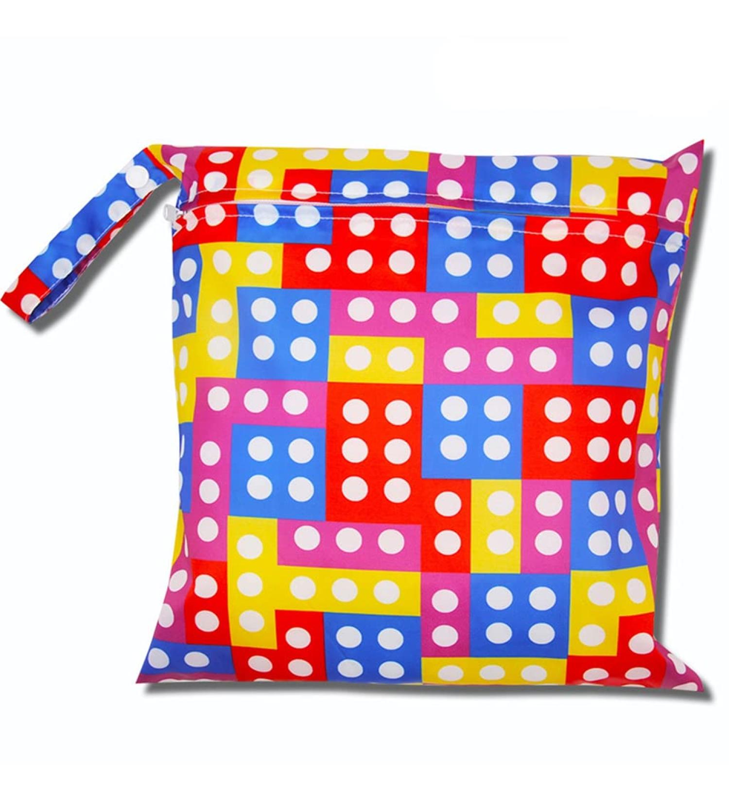 Egurs Wetbag Waterproof Reusable Diaper Bag - Nappy Bag for Travel | 30x28cm | Durable & Stylish - Buy Online on SooperMarket.com