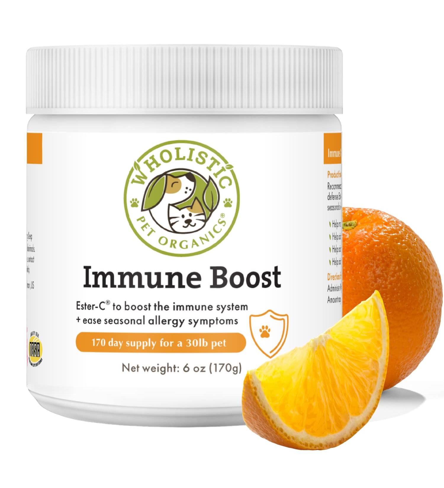 Organic Dog Allergy Relief & Immune Support Supplement | Vitamin C Powder for Joint Mobility & Overall Health | UTI Relief | 1000mg Ester C | Made in USA | 6 oz - Buy Online on SooperMarket.com