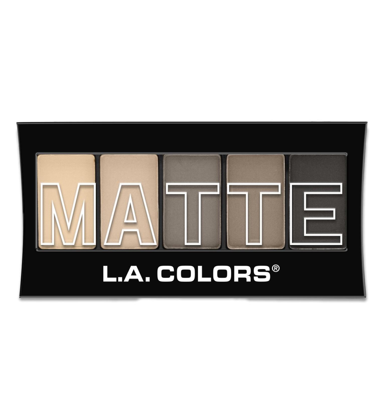 L.A. COLORS 5 Color Matte Eyeshadow in Nude Suede - 0.08 Oz Powder - Pack of 1 - Buy Online on SooperMarket.com