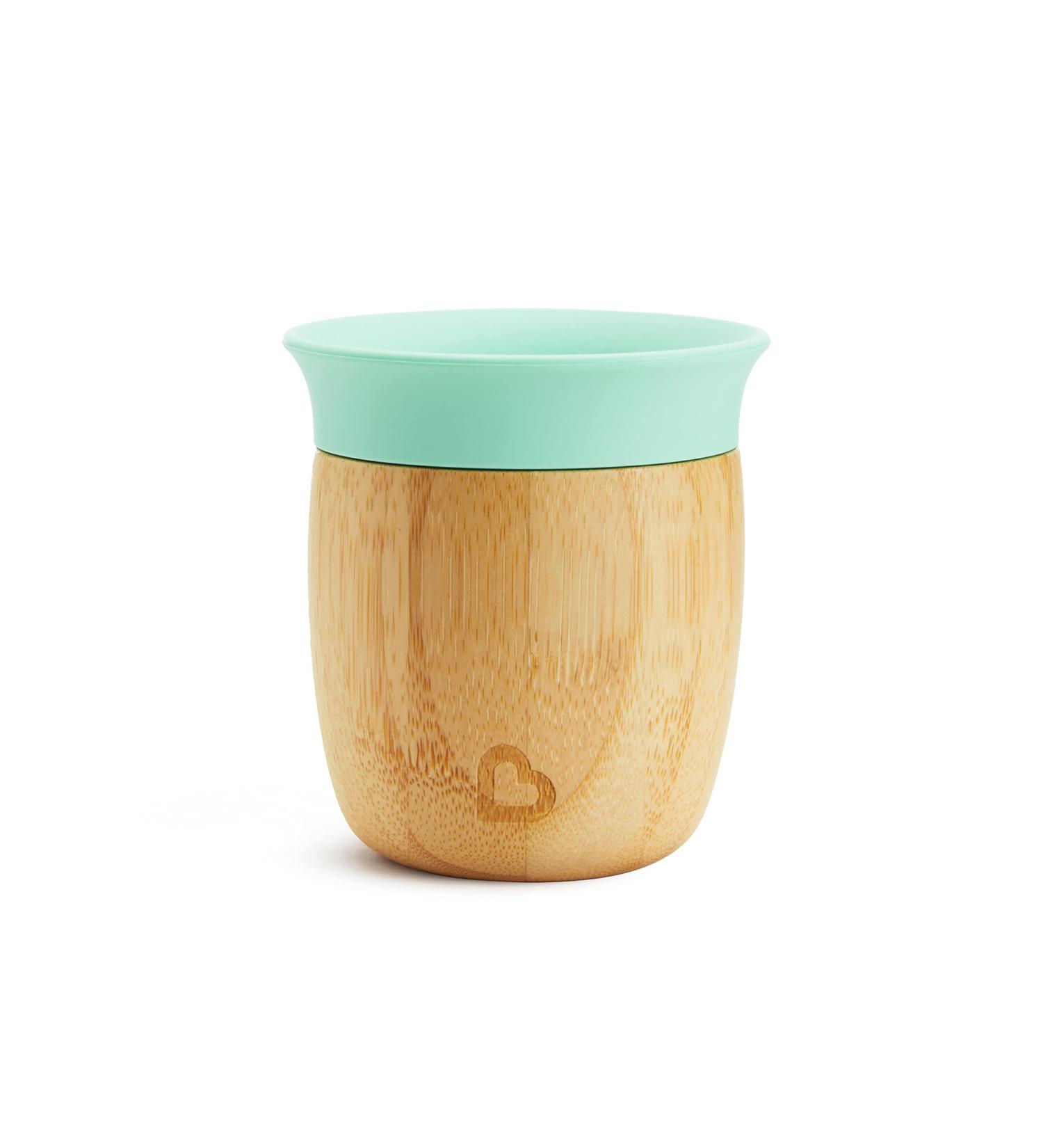 Munchkin Bamboo Open Cup 5oz - BPA Free Toddler Drinking Cup | Mint 360 Design | Weaning Cup for Babies 6 Months - Buy Online on SooperMarket.com