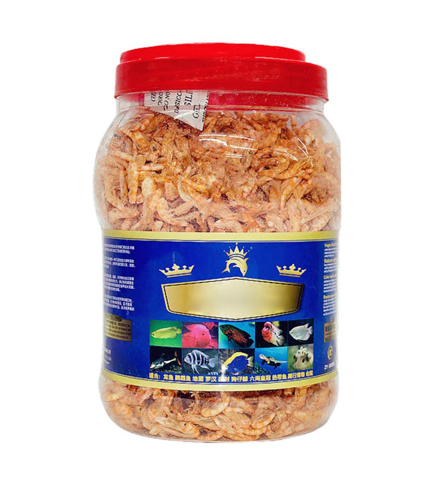 for Turtle Food Dried Freeze Shrimp for Ornamental Fish Water Turtles Small Pets 1.2L 3L Resealable Can 3000ml - Buy Online on SooperMarket.com