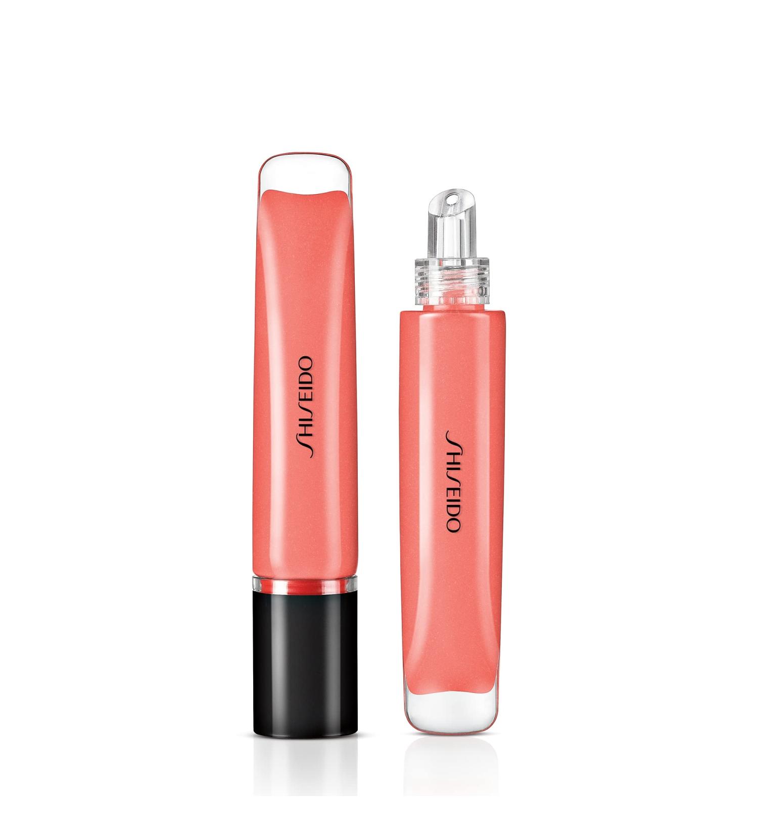 Shiseido Shimmer GelGloss Sango Peach 05 - High-Shine Lip Gloss for Crystalline Finish - Buy Online on SooperMarket.com