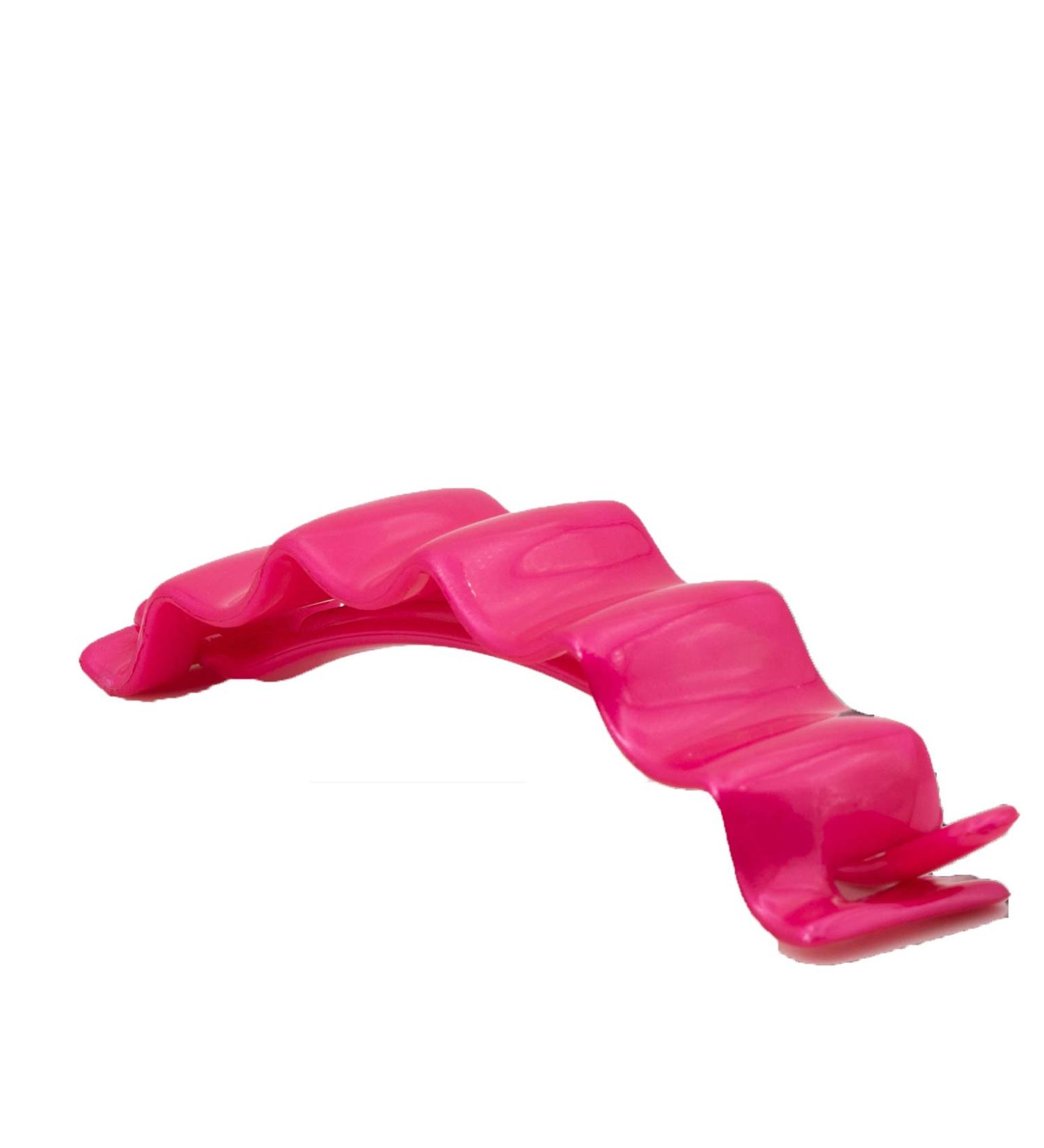 Shop 1pc Wave Hair Clip 11.5x2.6cm in Phlox Pink - Made in Germany | WeLoveBeads - International Shipping Available - Buy Online on SooperMarket.com