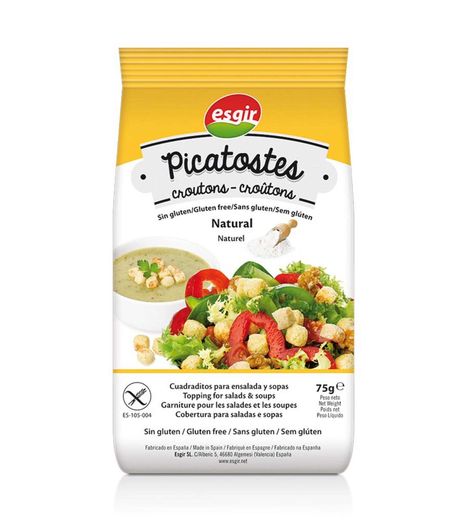 Esgir Picatostes Without Gluten Natural Taste - 75 gr