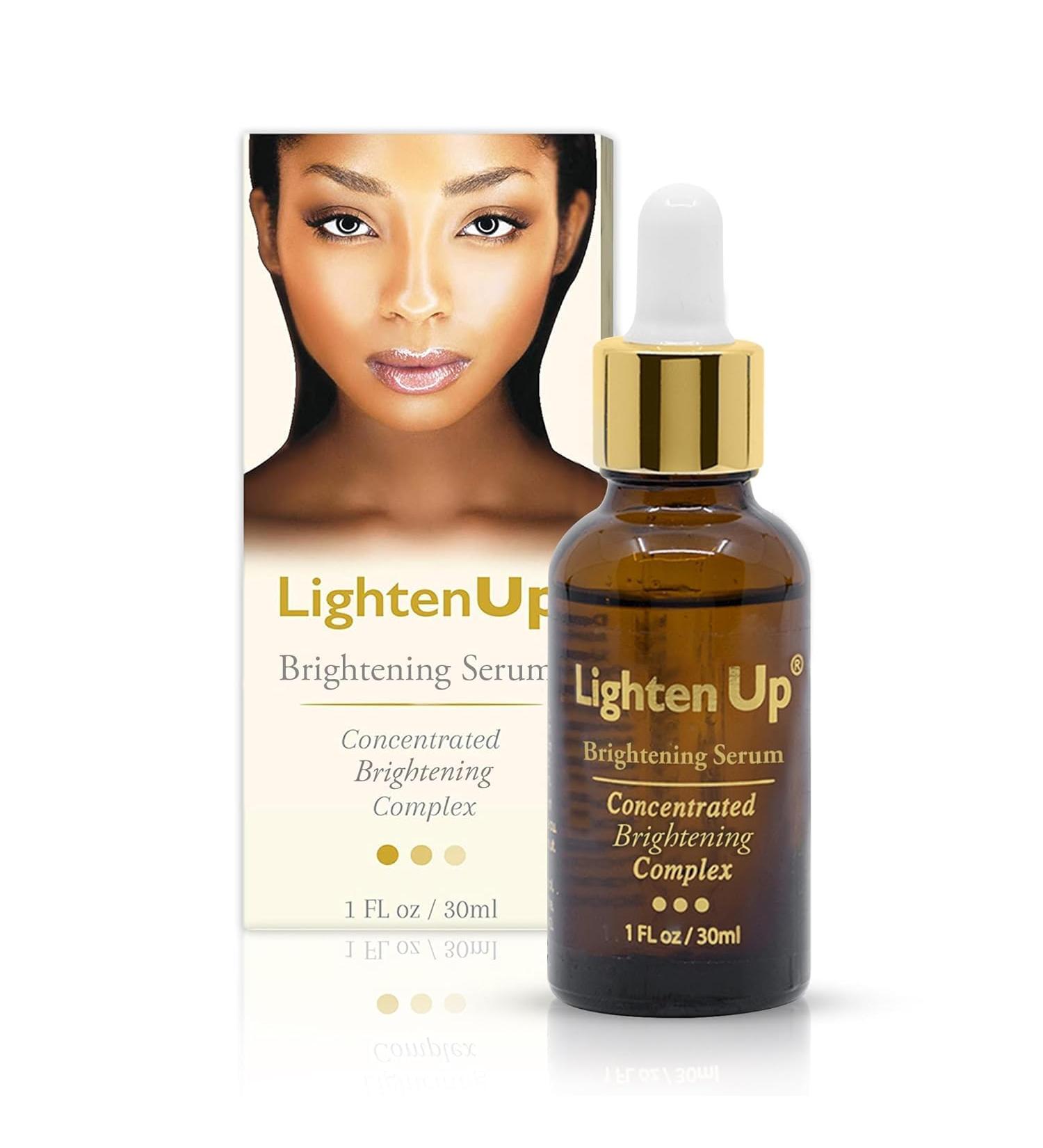 LightenUp Skin Brightening Serum - 30ml / - with Argan Oil Shea Butter and Alpha Arbutin - Buy Online on SooperMarket.com