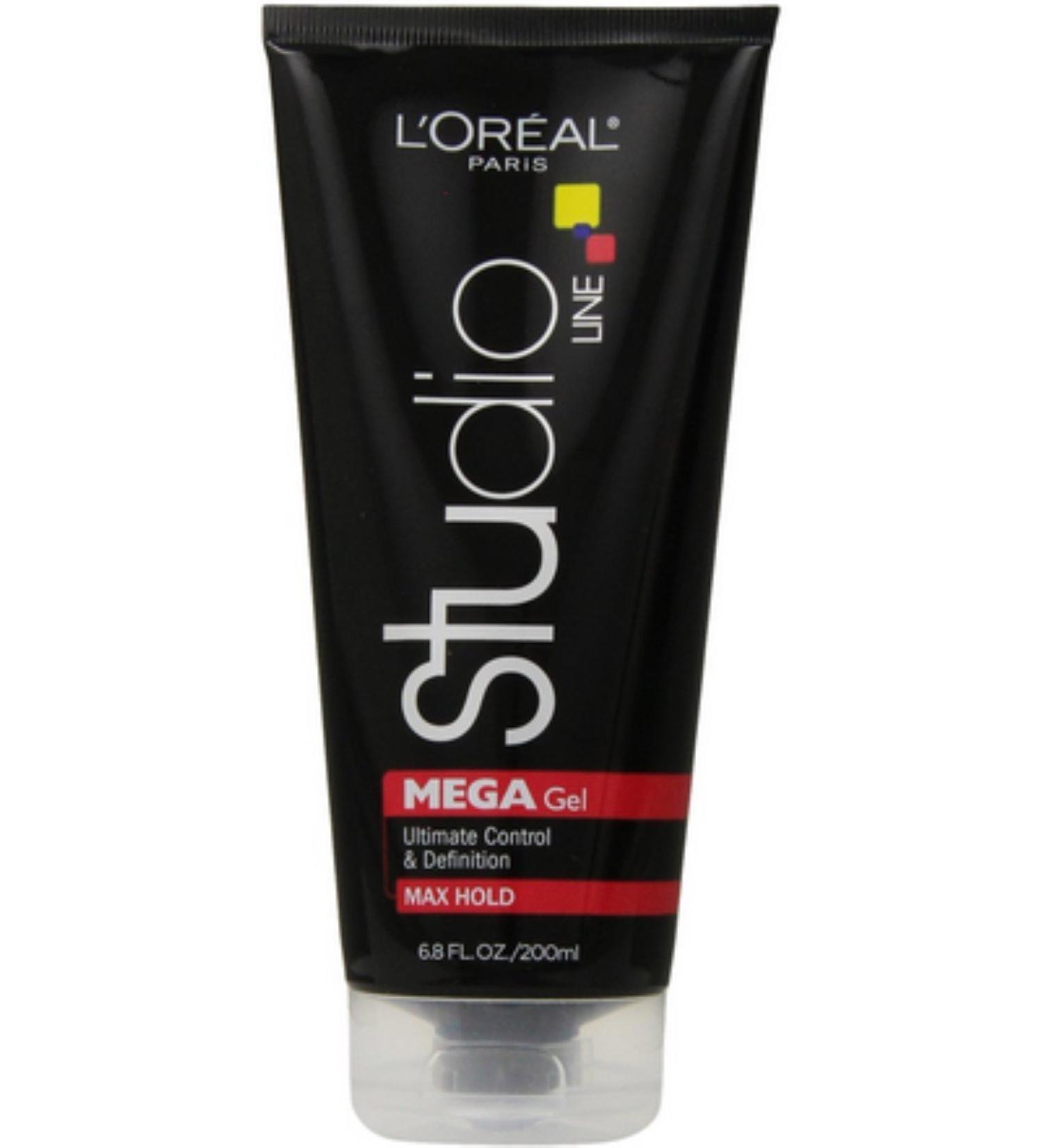 L'Oreal Studio Line Head Lock Mega Hard Hold Gel 6.80 oz (Pack of 5)